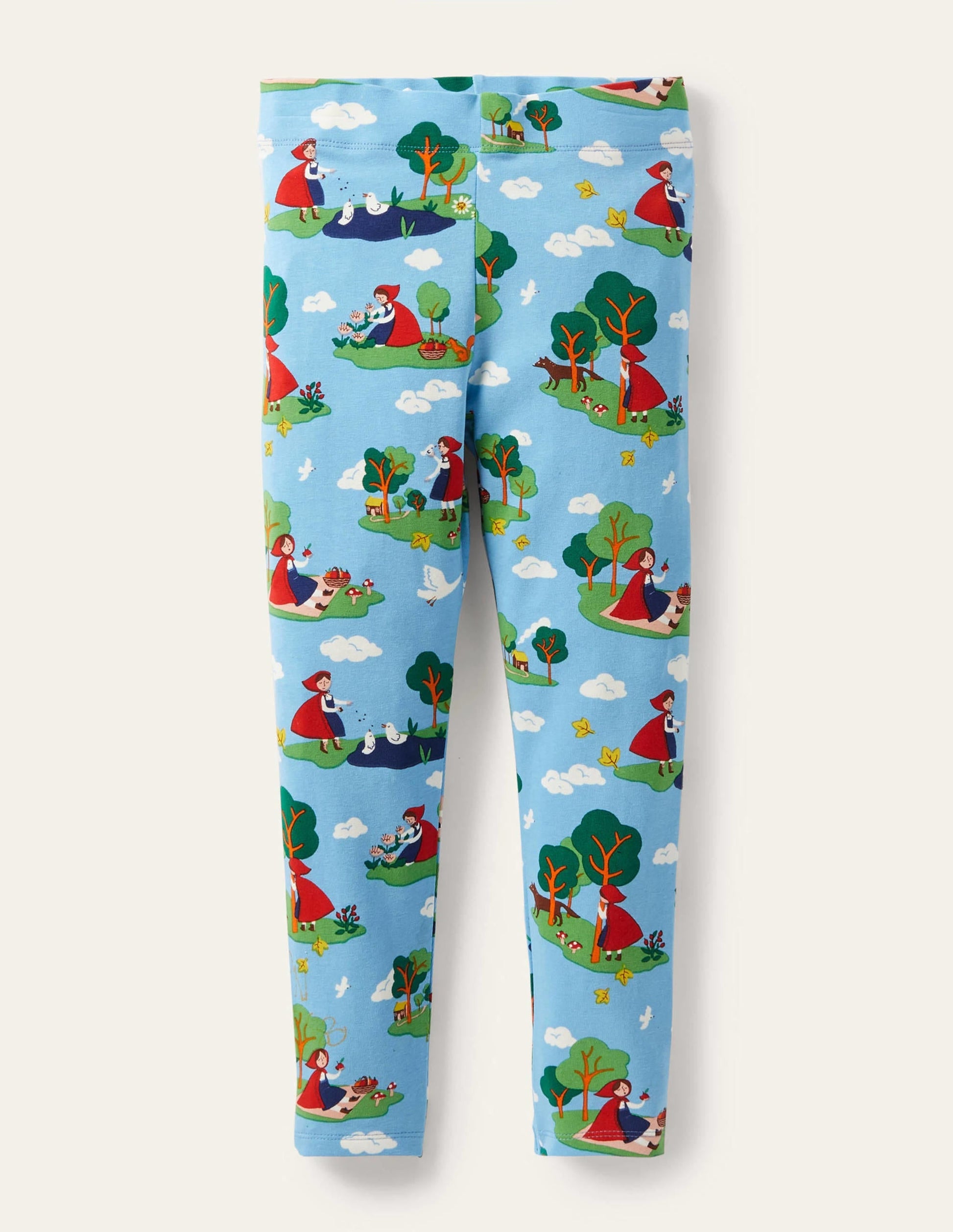 Fun Leggings-Surfboard Blue Red Riding Hood-1