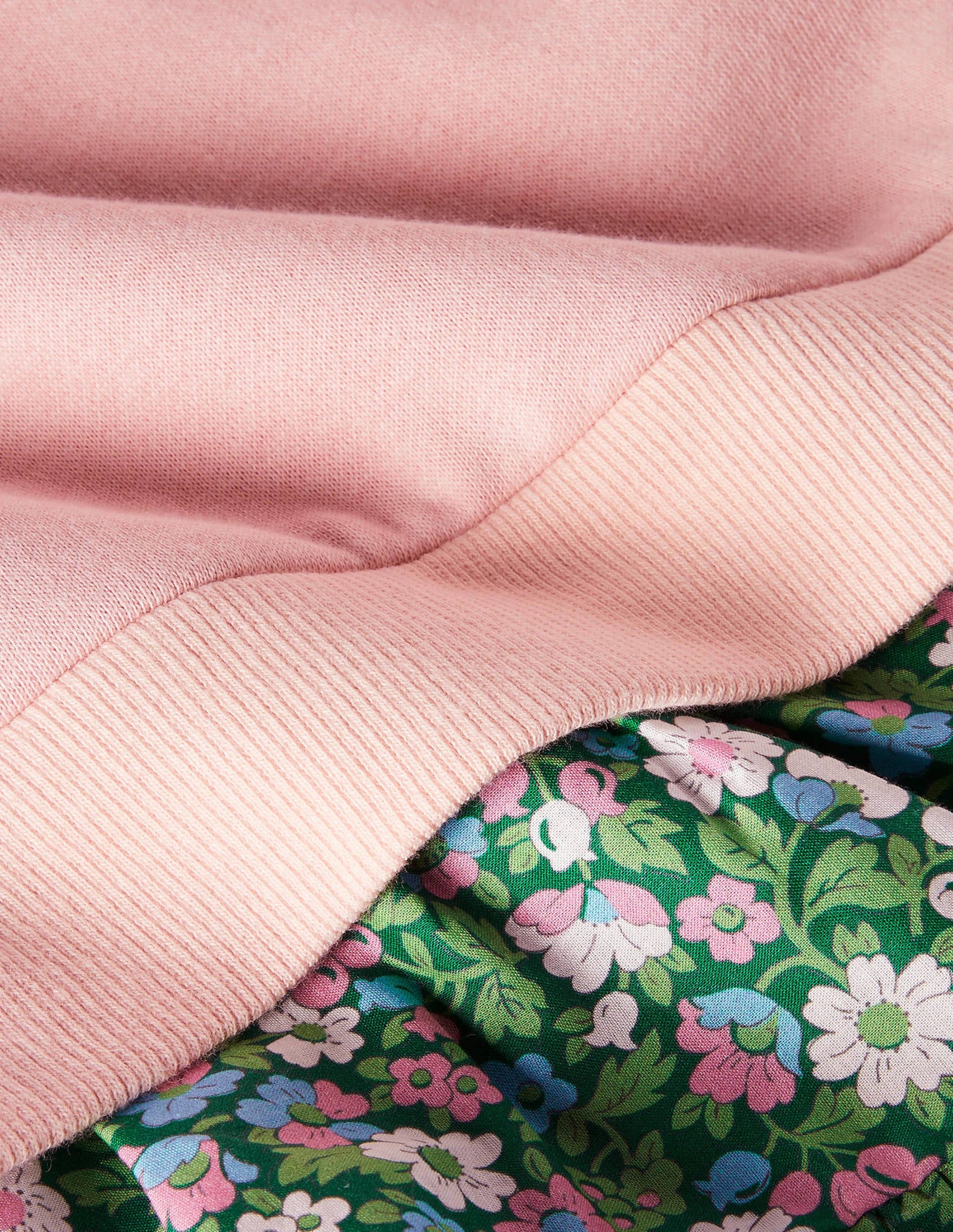 Cosy Hooded Dress-Boto Pink Floral-3