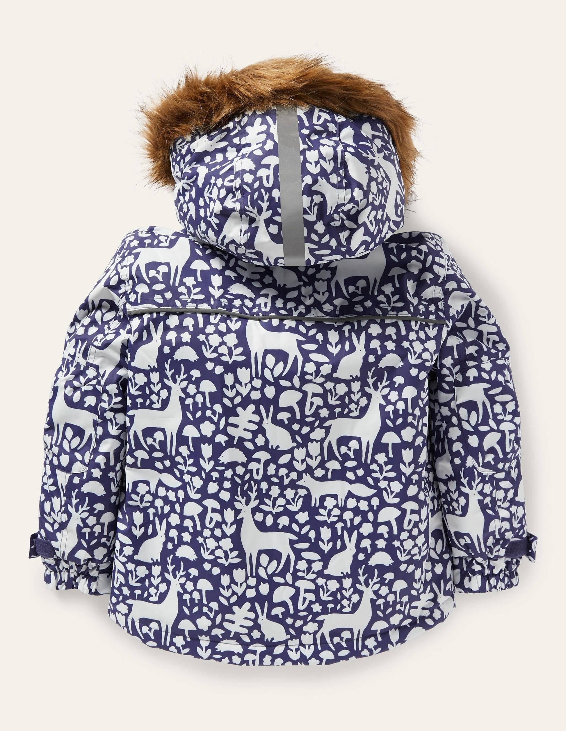All-Weather Waterproof Jacket-Navy Woodland-2