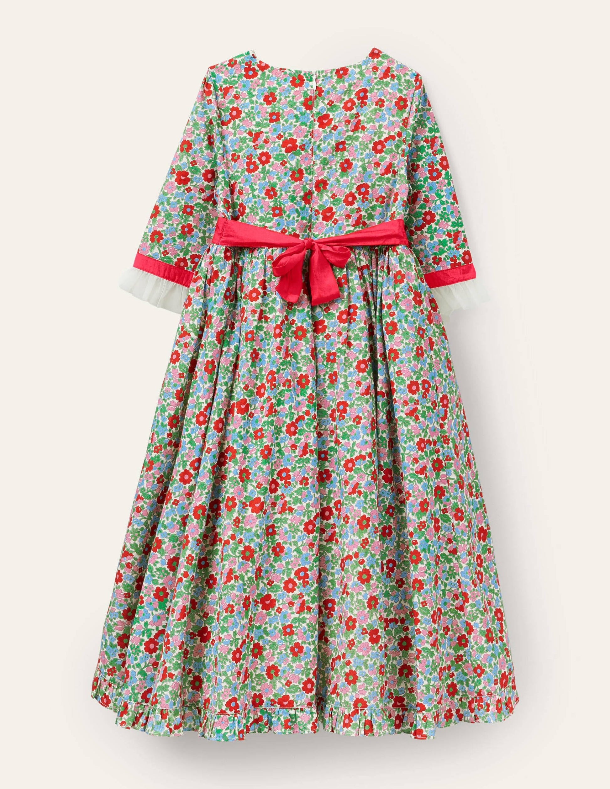 Floral Tiered Dress-Multi Vintage Bloom-2