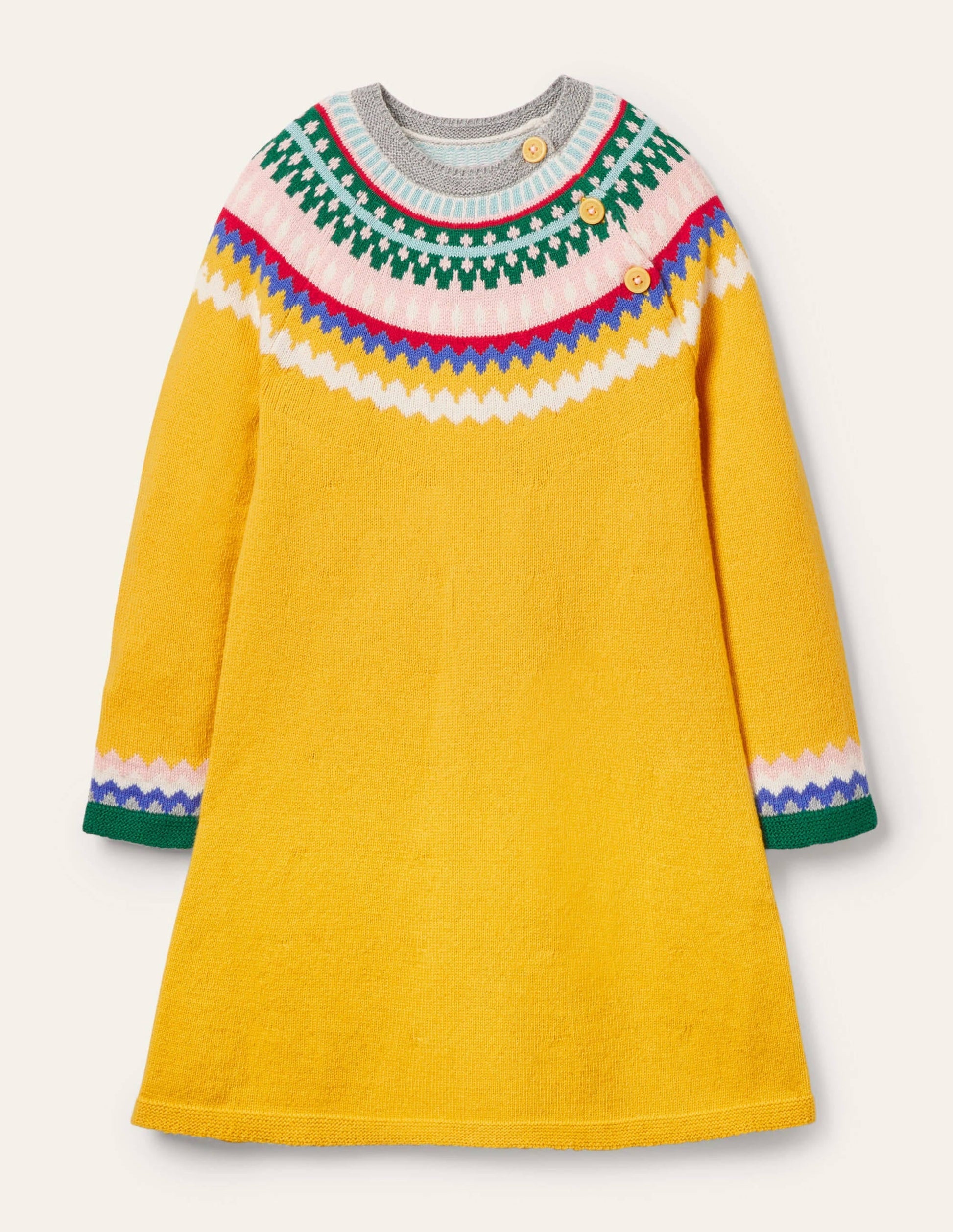 Lucy Dress-Honeycomb Yellow-1