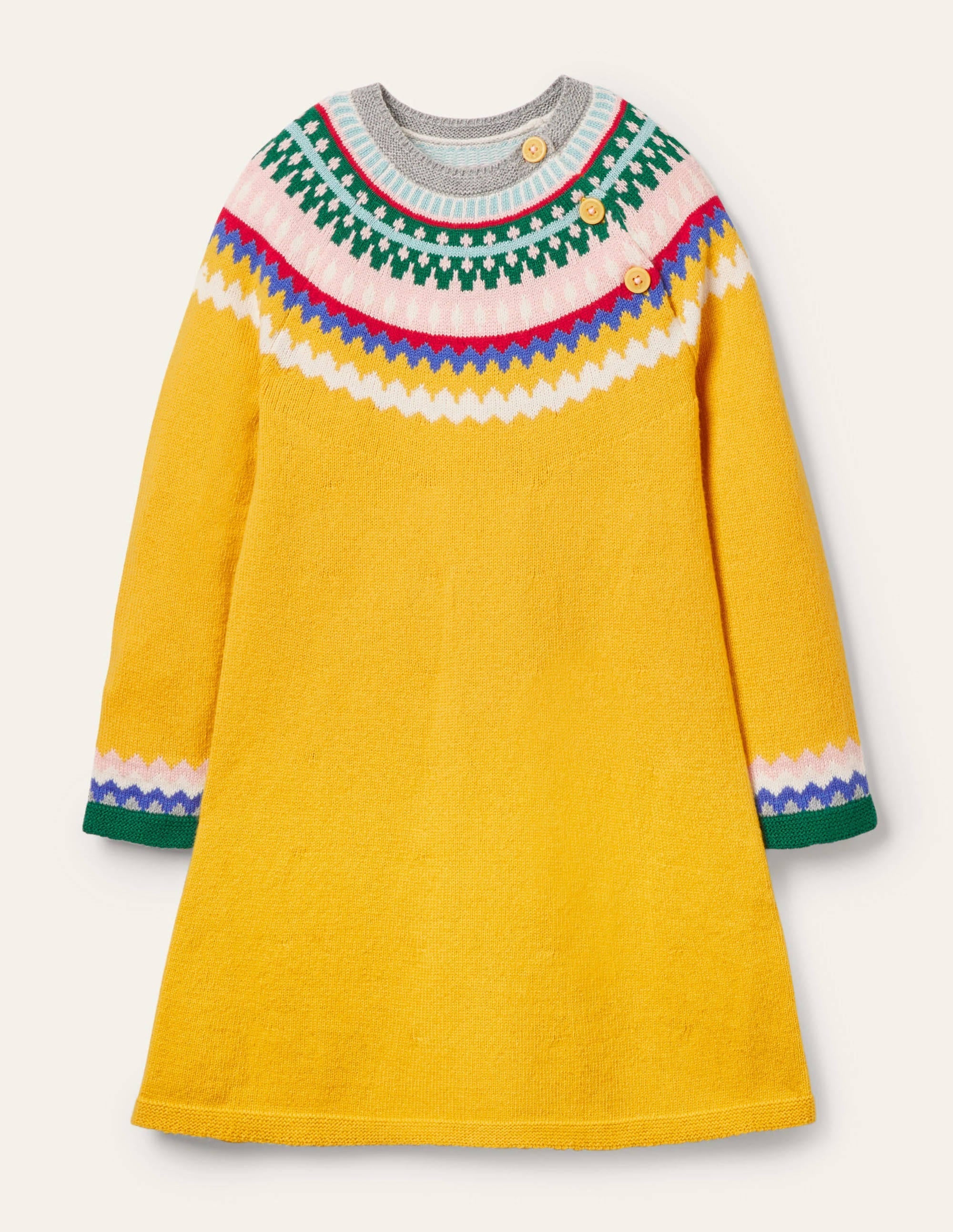 Lucy Dress-Honeycomb Yellow - Image 1
