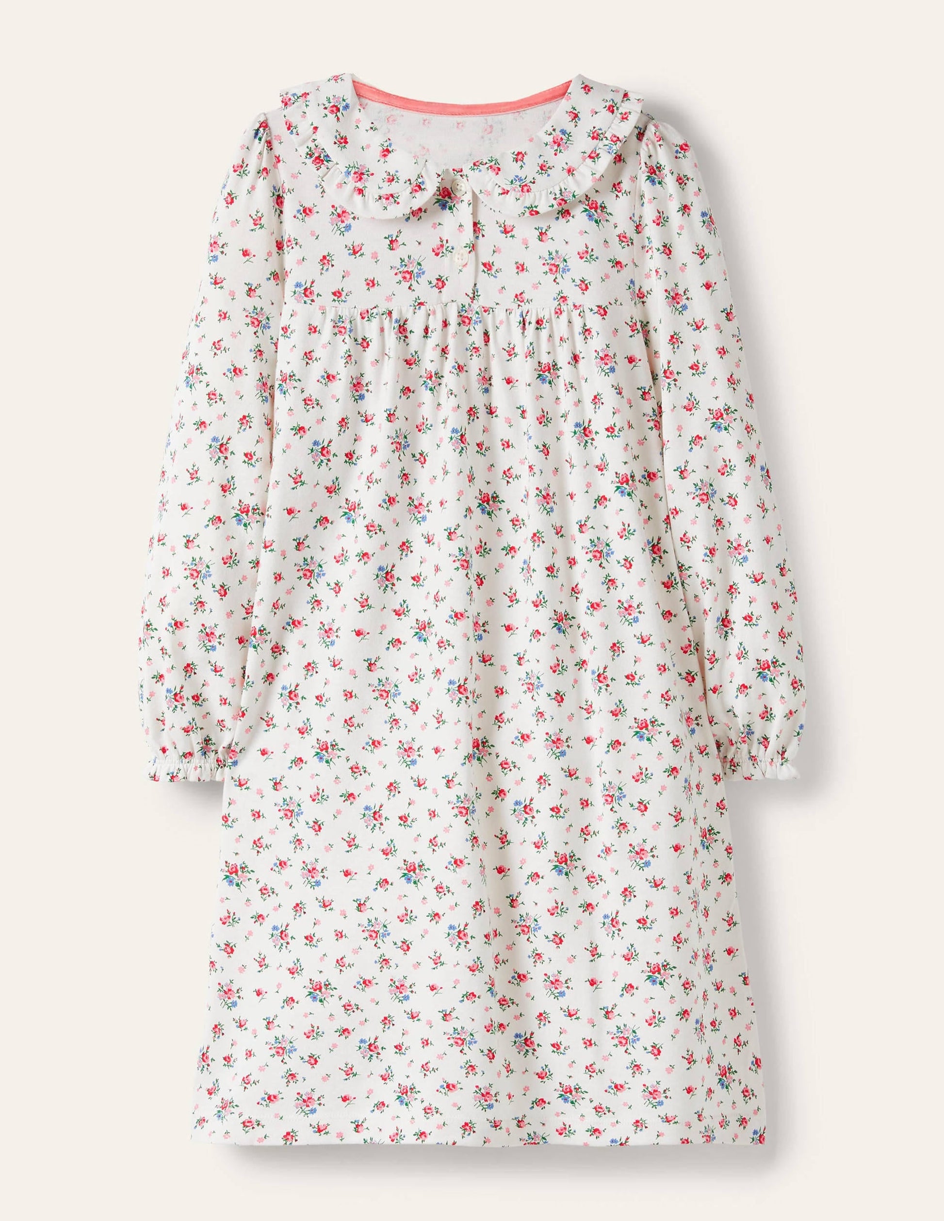 Katie Nightie-Ivory Rose Sprig-1