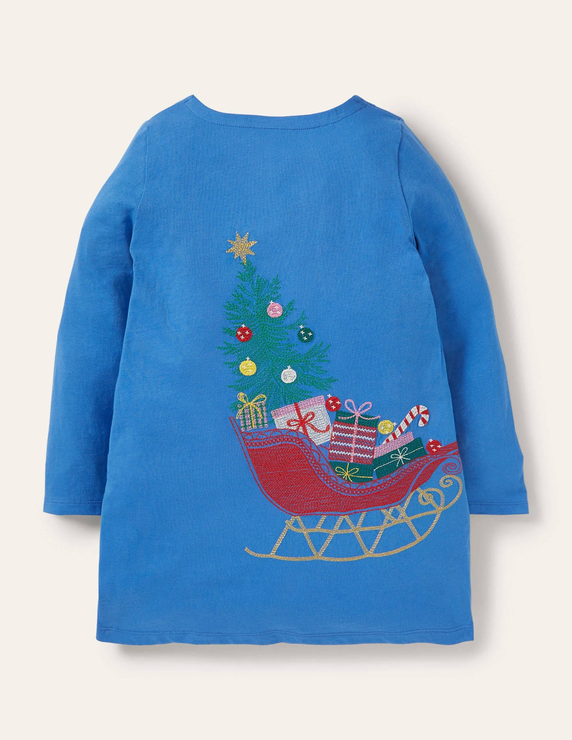 Superstitch Front & Back Tunic-Elizabethan Blue Sleigh-2