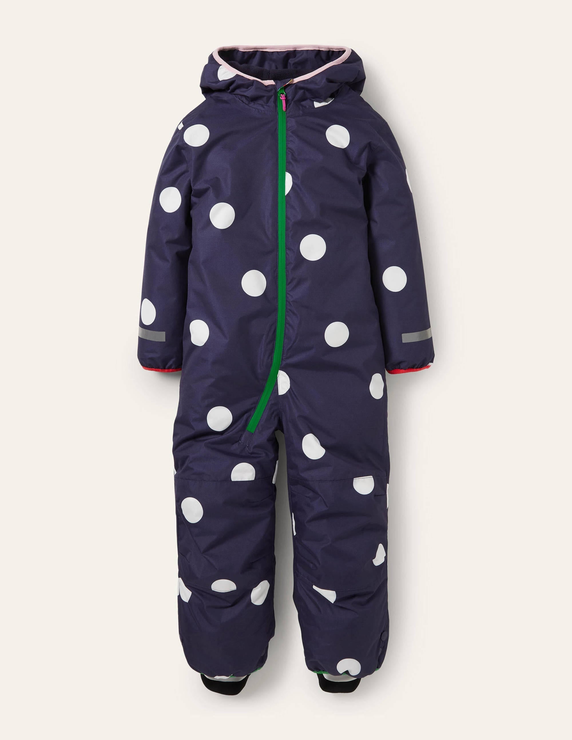 Waterproof Puddle Suit-College Navy Confetti Spot - Image 2