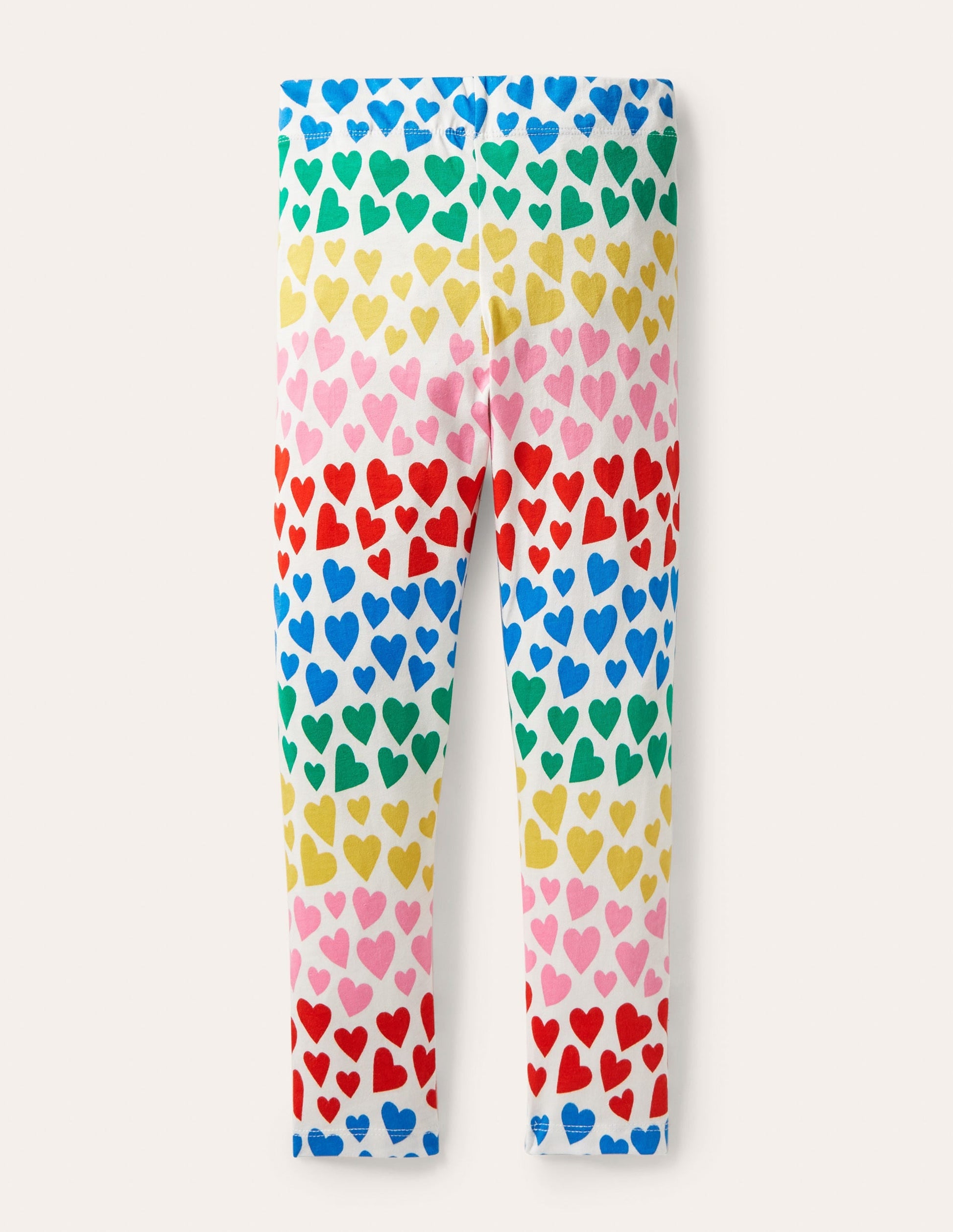 Fun Leggings-Multi Rainbow Hearts-2