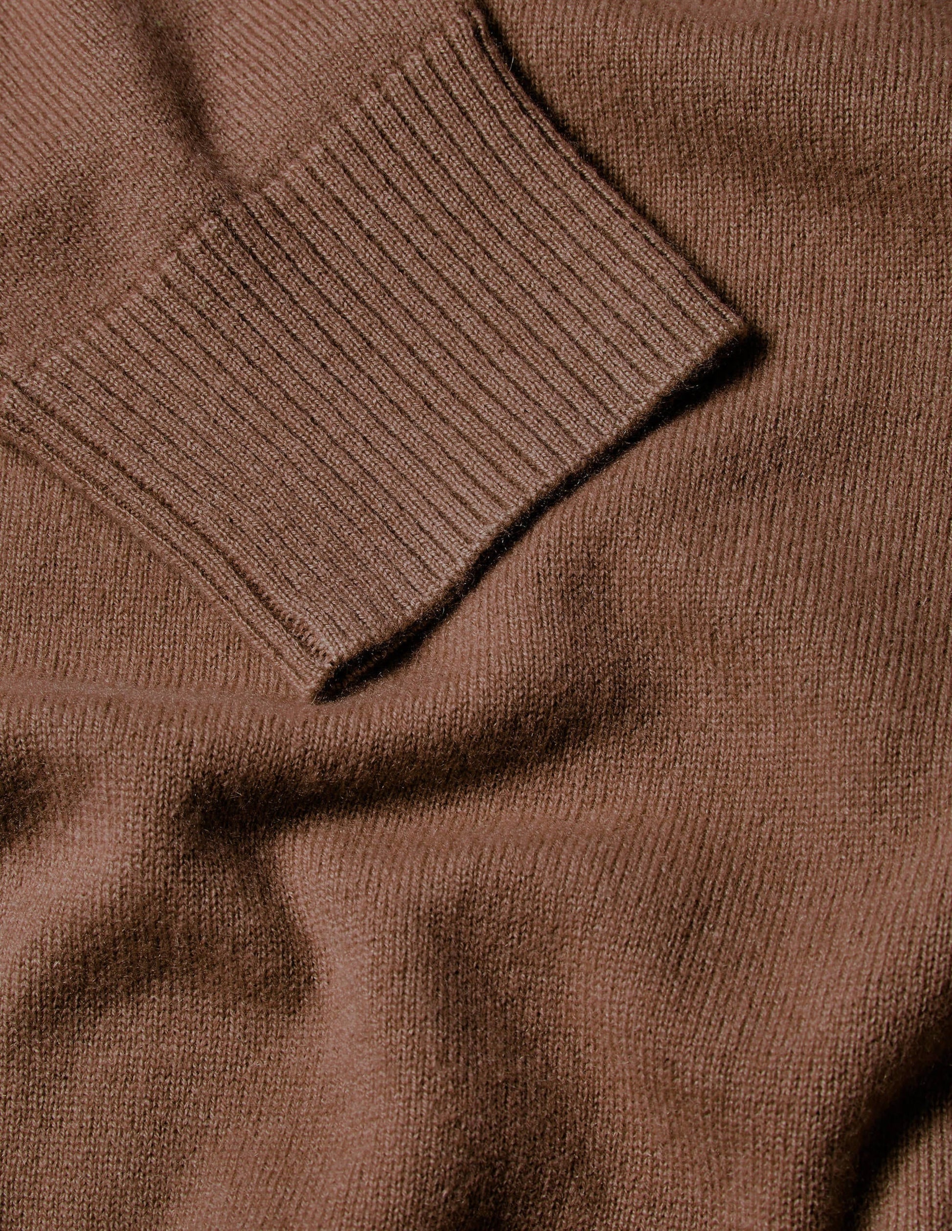 Cashmere Crew Neck Jumper-Cacao-6