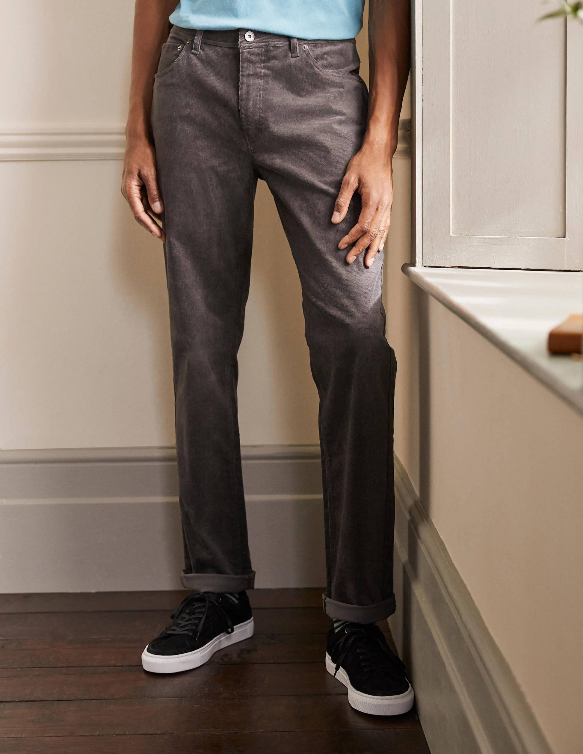 Belvedere Cord Trousers-London Grey-4