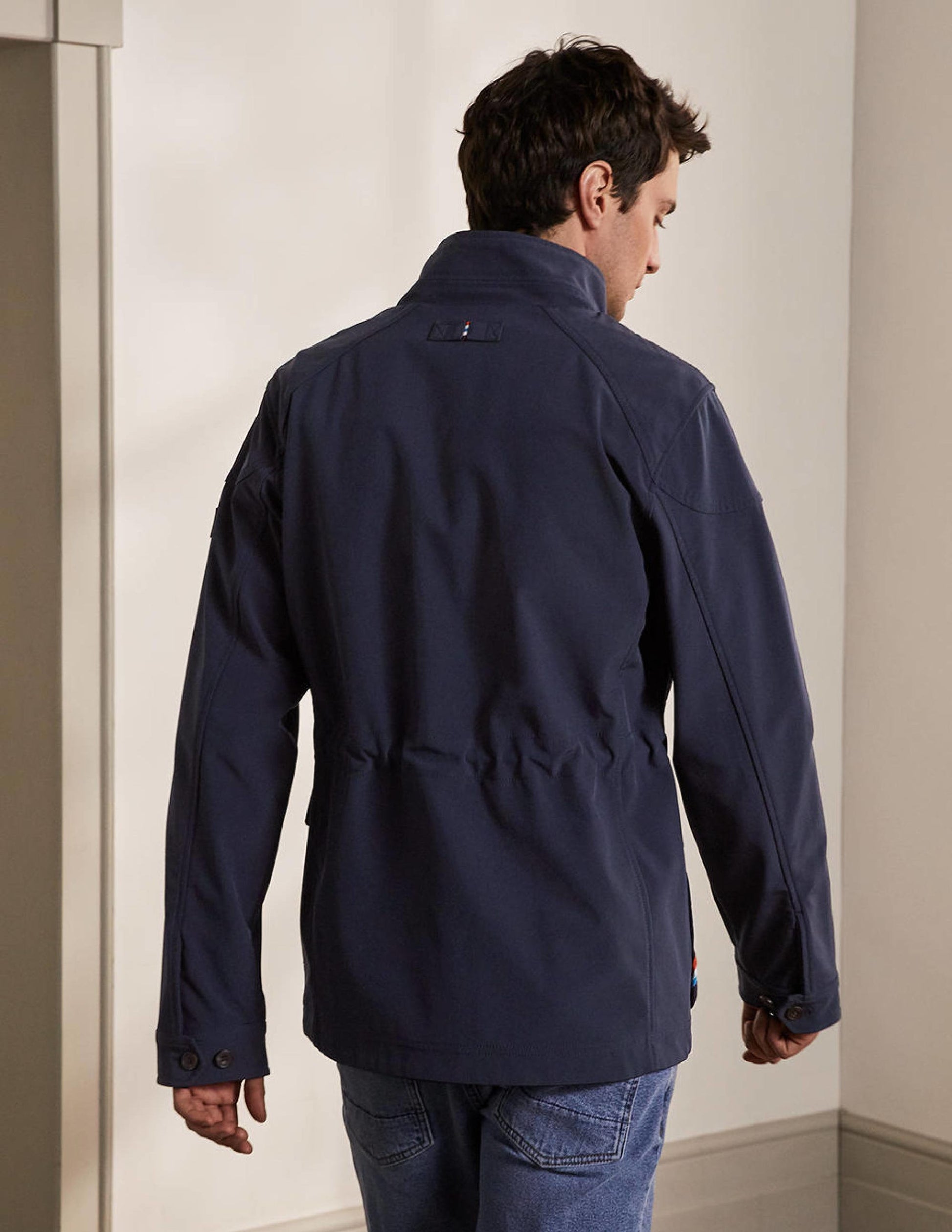 Farleigh Showerproof Jacket-Navy-3