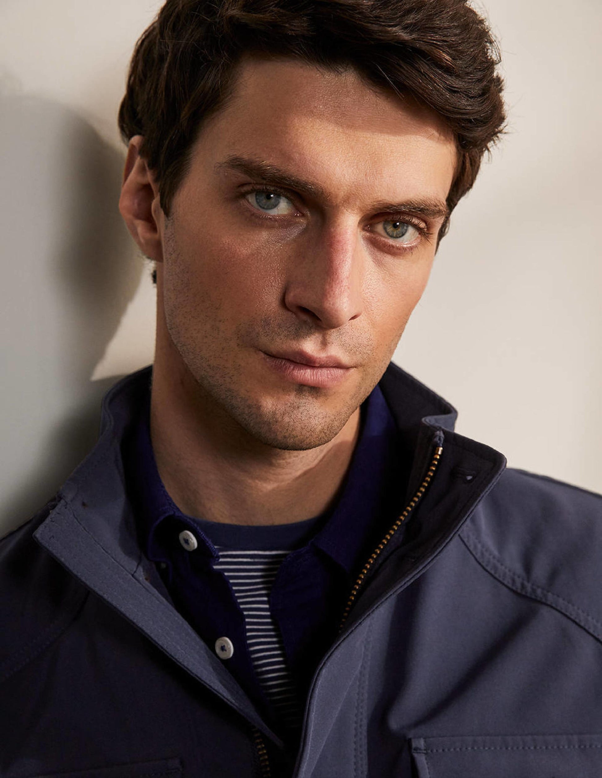 Farleigh Showerproof Jacket-Navy-5