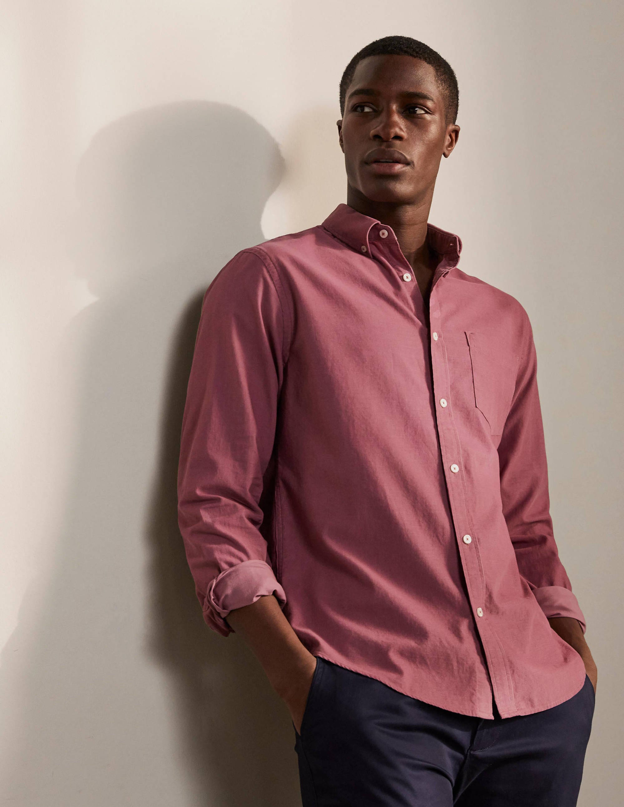 Cord Shirt-Dusky Mauve - Image 1