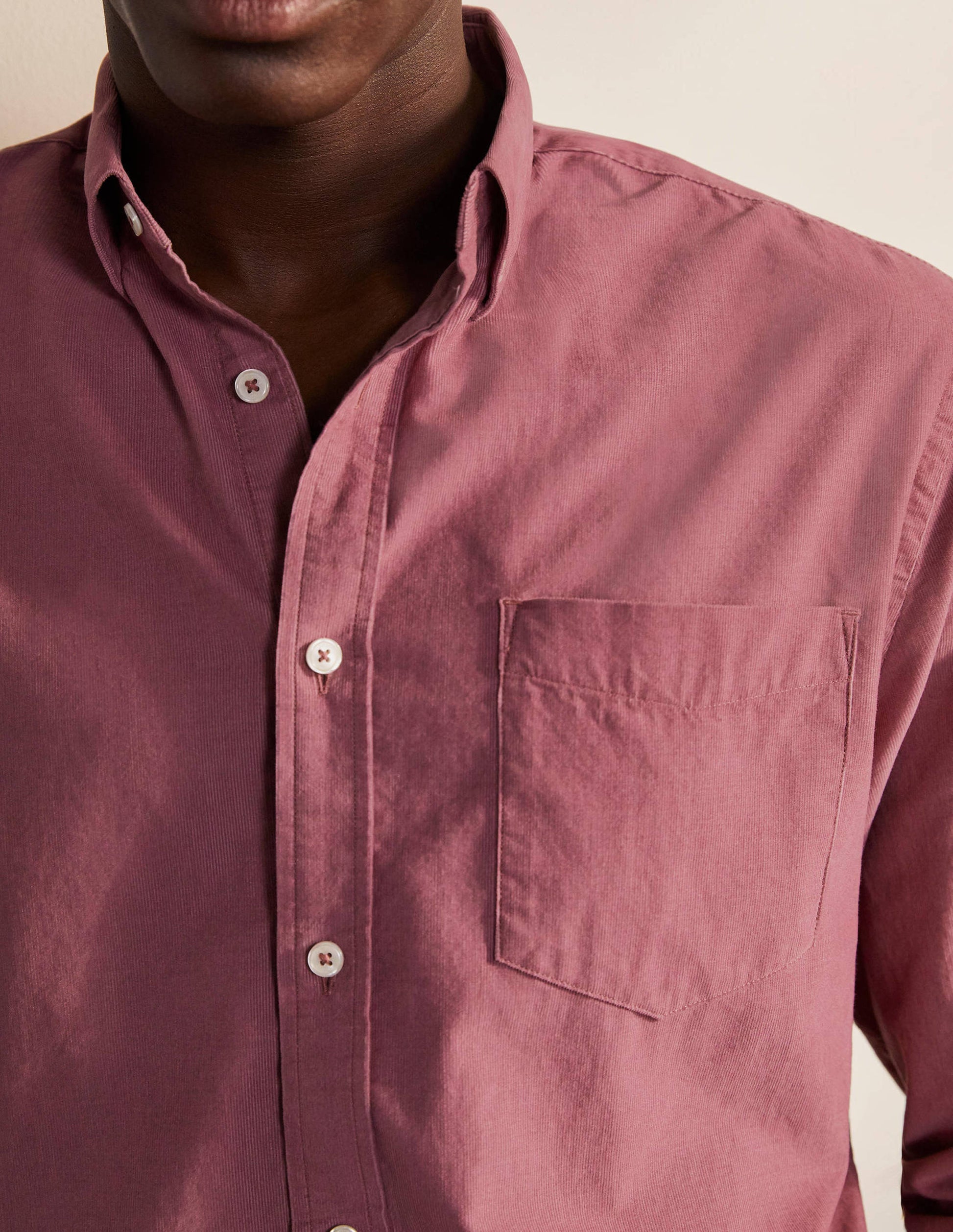 Cord Shirt-Dusky Mauve-4