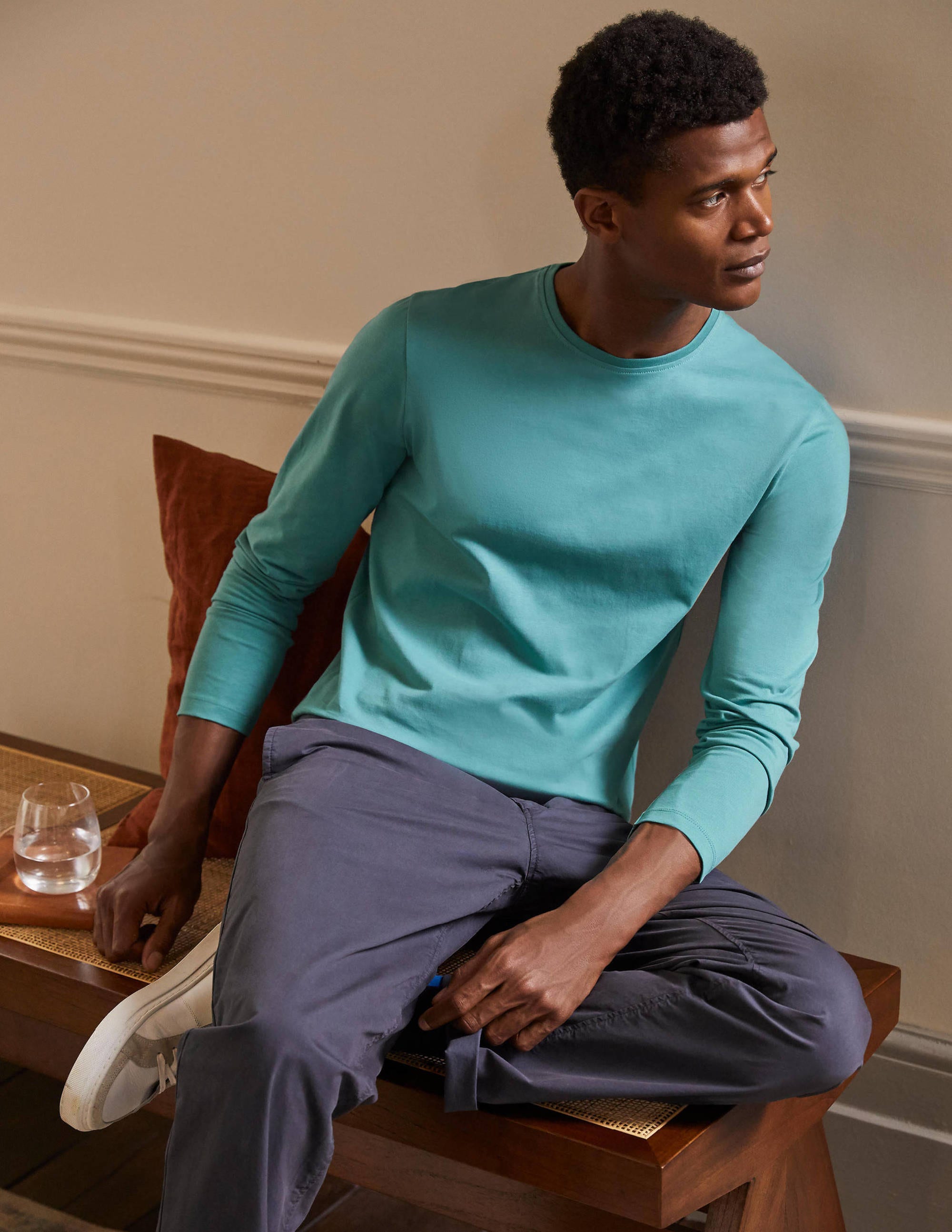 Classic Long-sleeved T-shirt-Quail Egg - Image 1