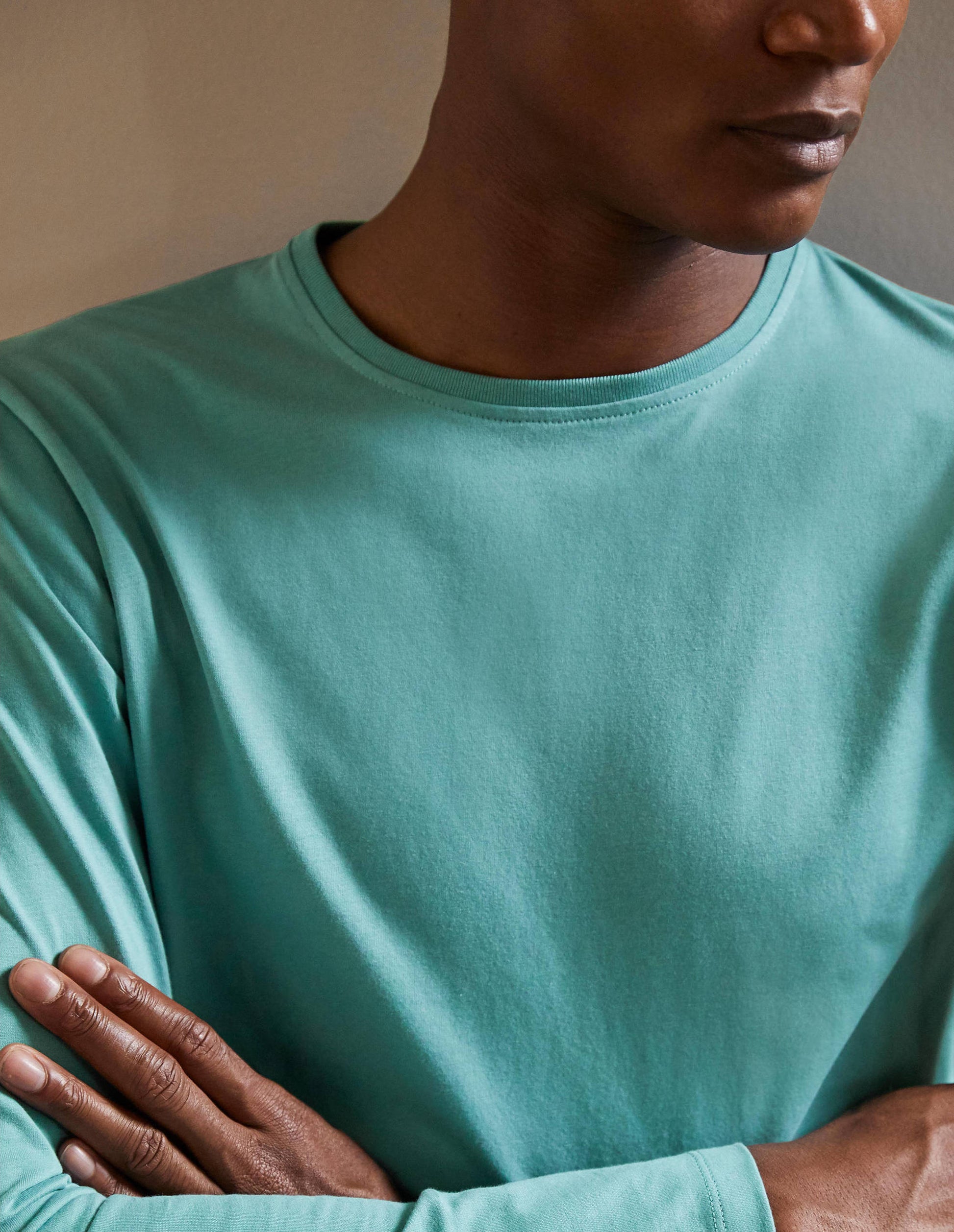 Classic Long-sleeved T-shirt-Quail Egg-2