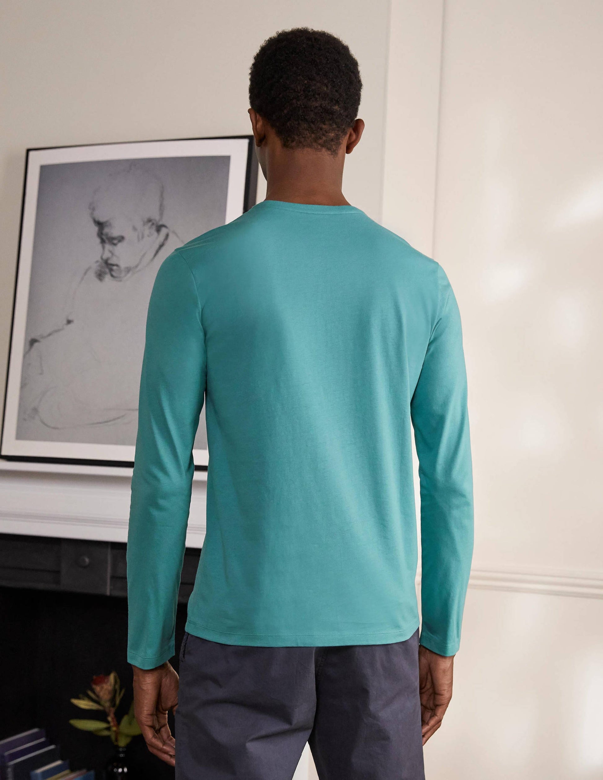 Classic Long-sleeved T-shirt-Quail Egg-3