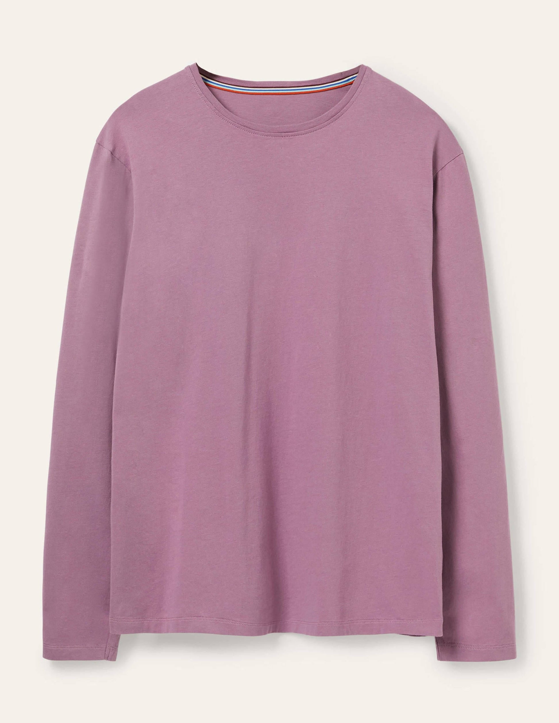 Classic Long-sleeved T-shirt-Dusky Mauve-5