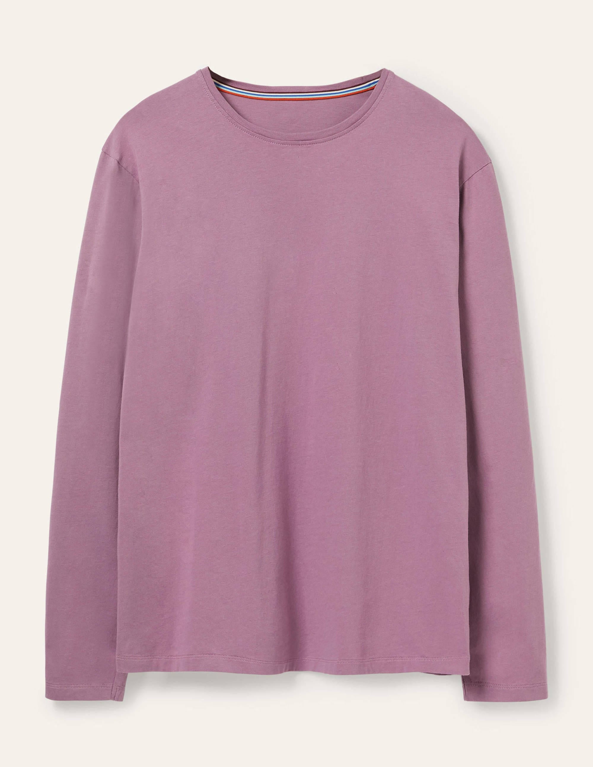 Classic Long-sleeved T-shirt-Dusky Mauve - Image 5