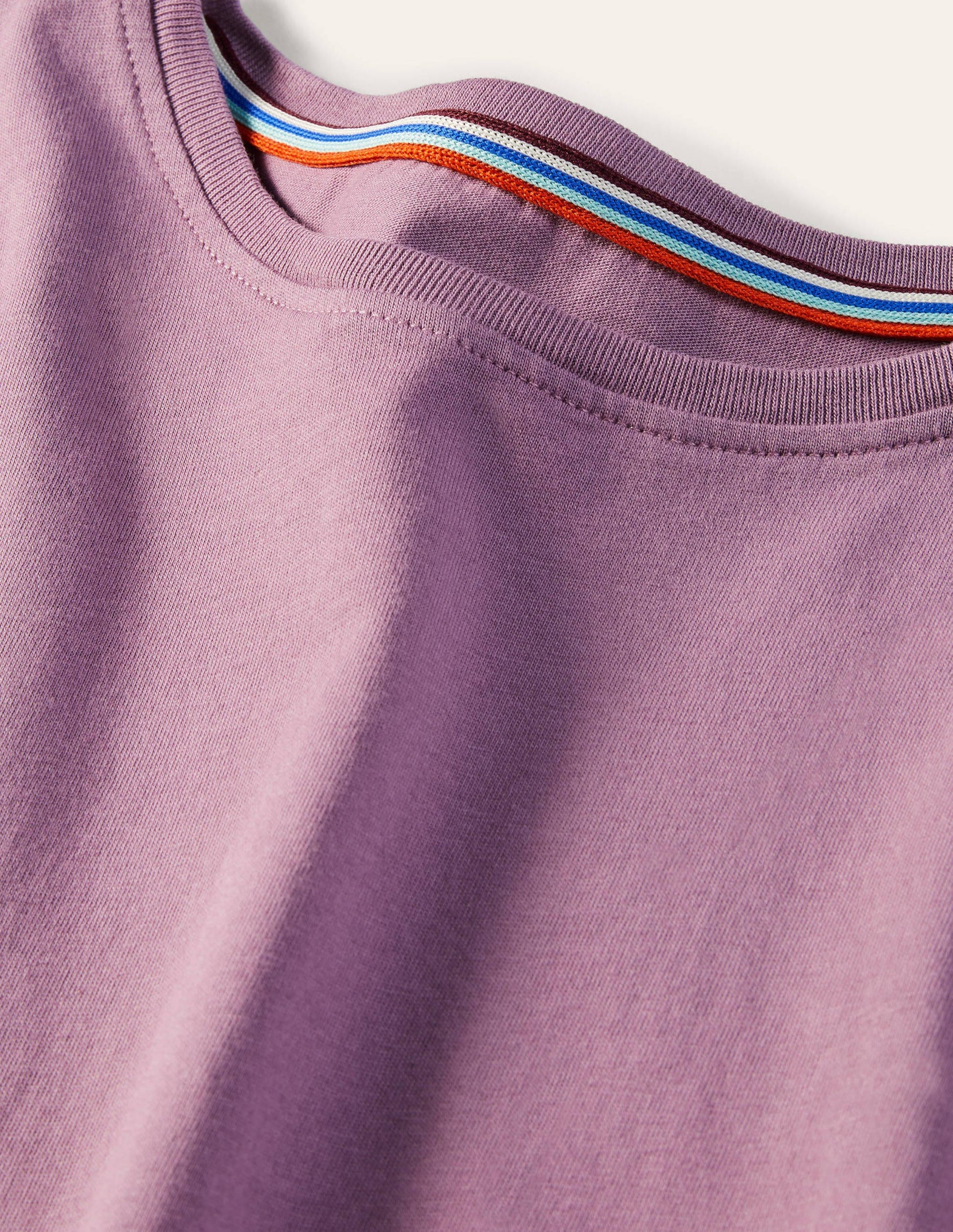 Classic Long-sleeved T-shirt-Dusky Mauve-6