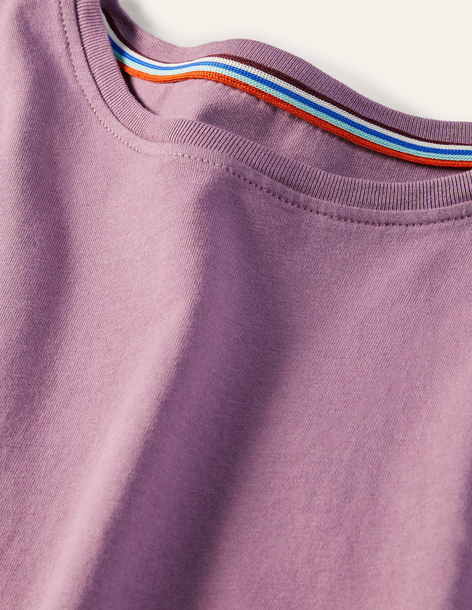 Classic Long-sleeved T-shirt-Dusky Mauve - Image 6