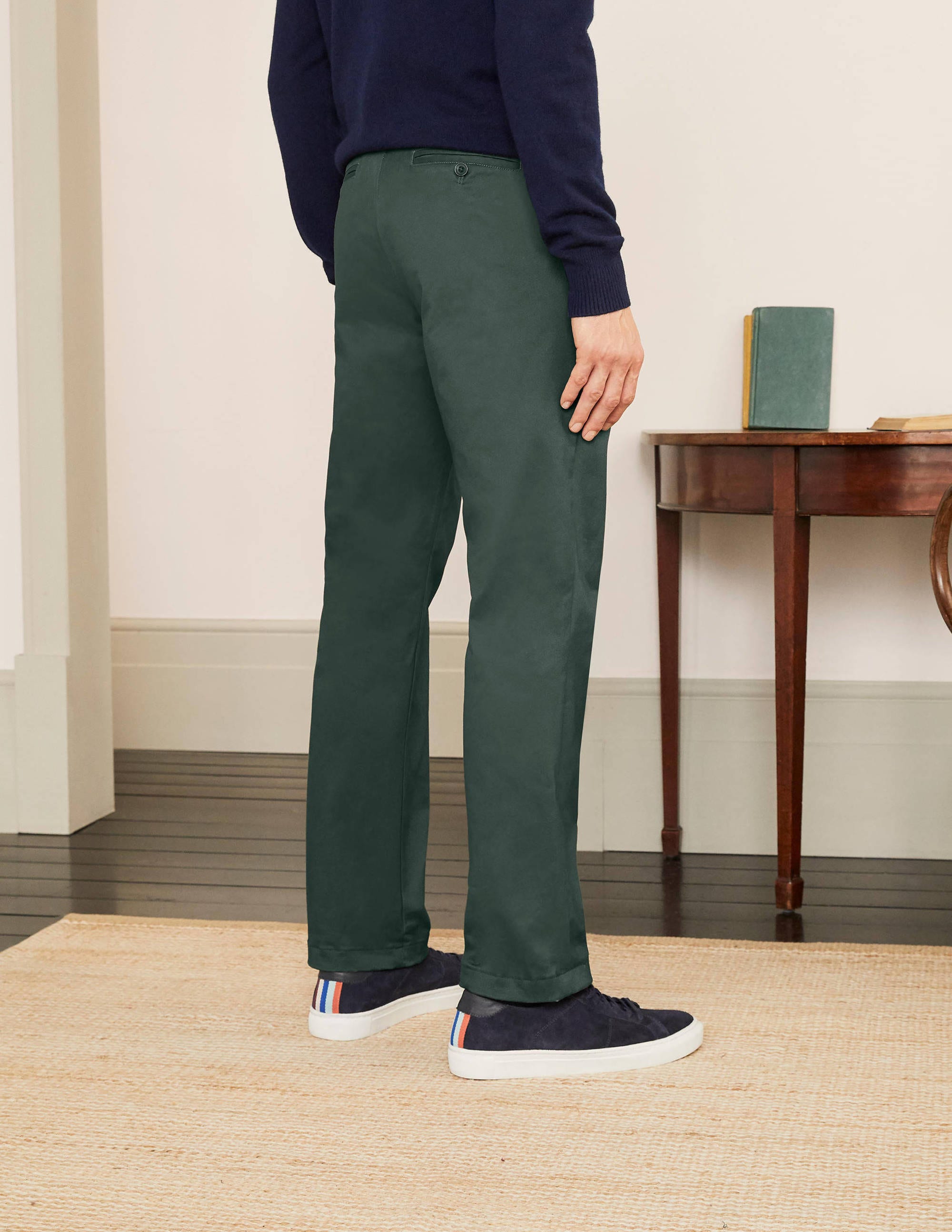 Original Straight Leg Chinos-Richmond Green - Image 3