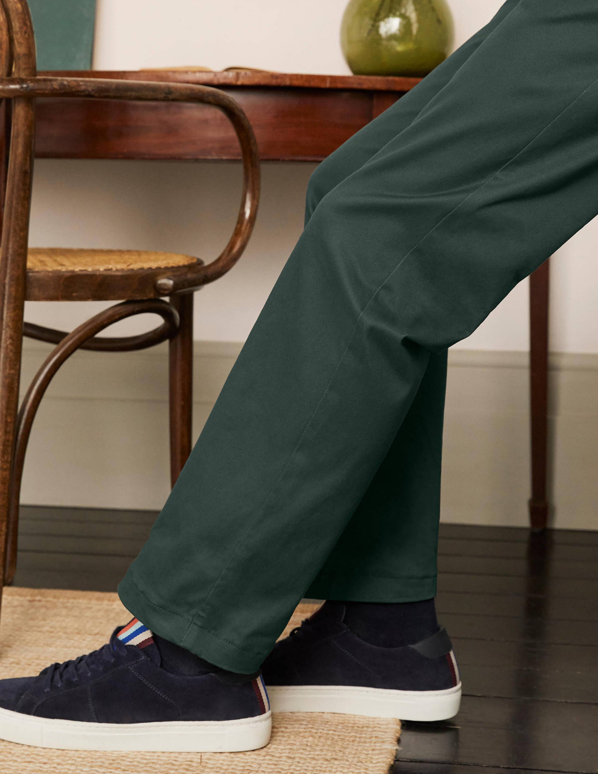 Original Straight Leg Chinos-Richmond Green - Image 4