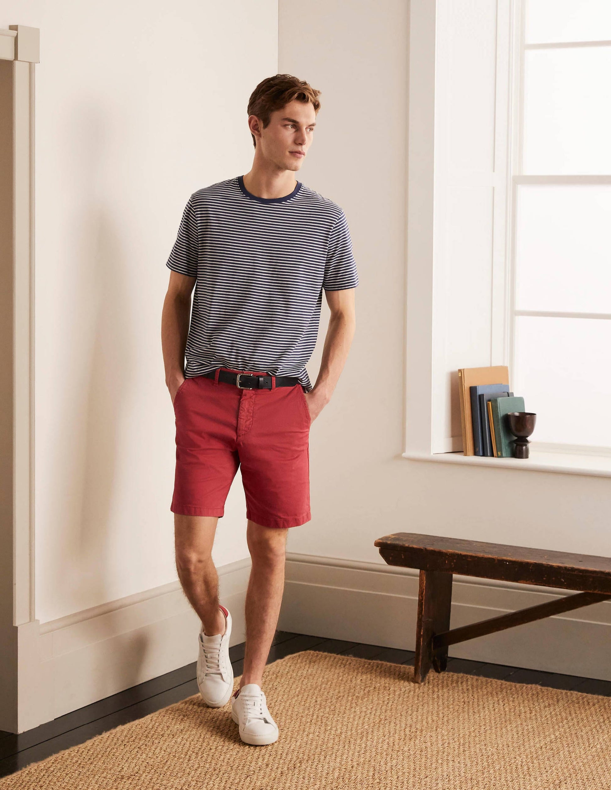 Chino Shorts-Dusky Rose-2