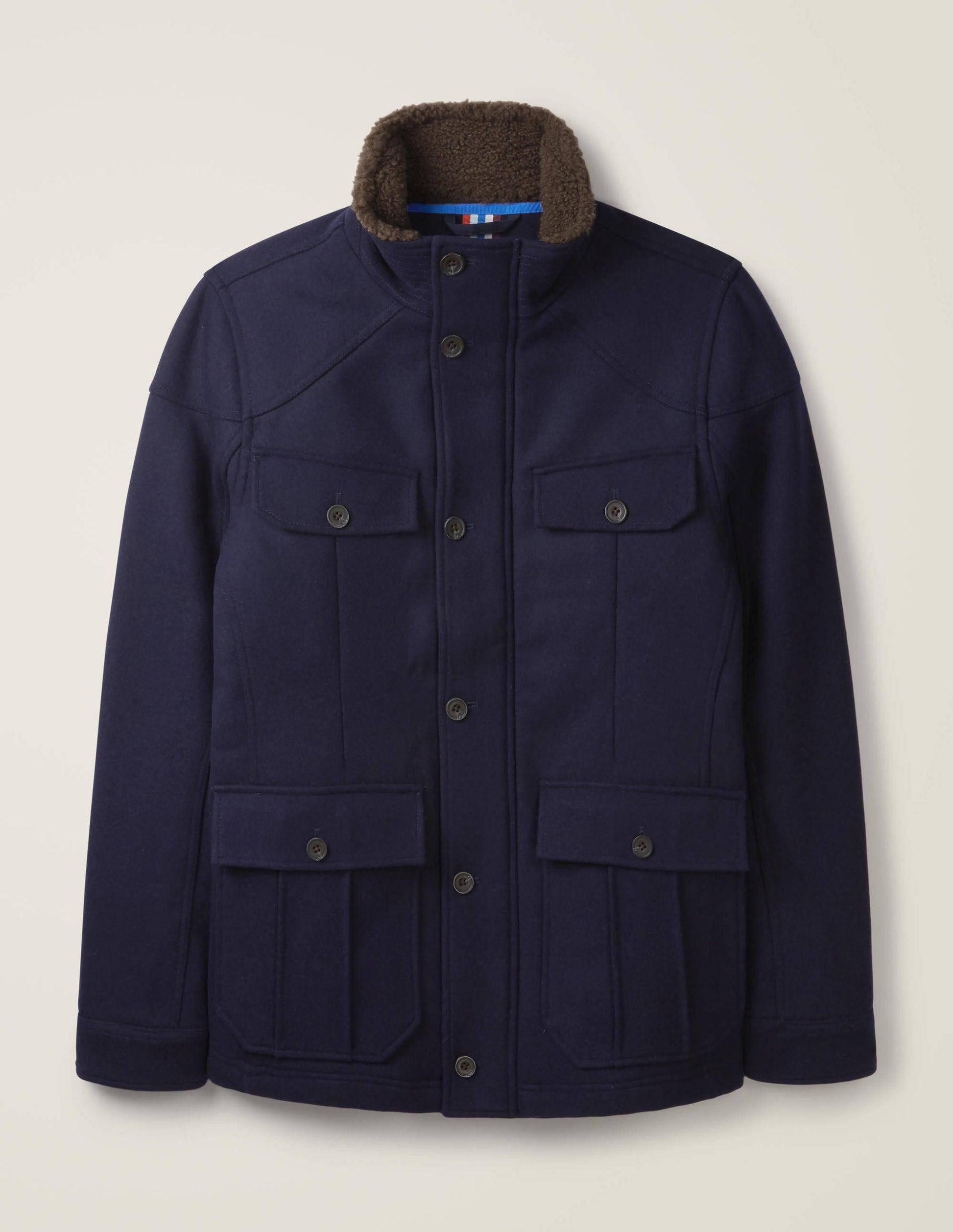Monmouth Wool Coat-Navy-5