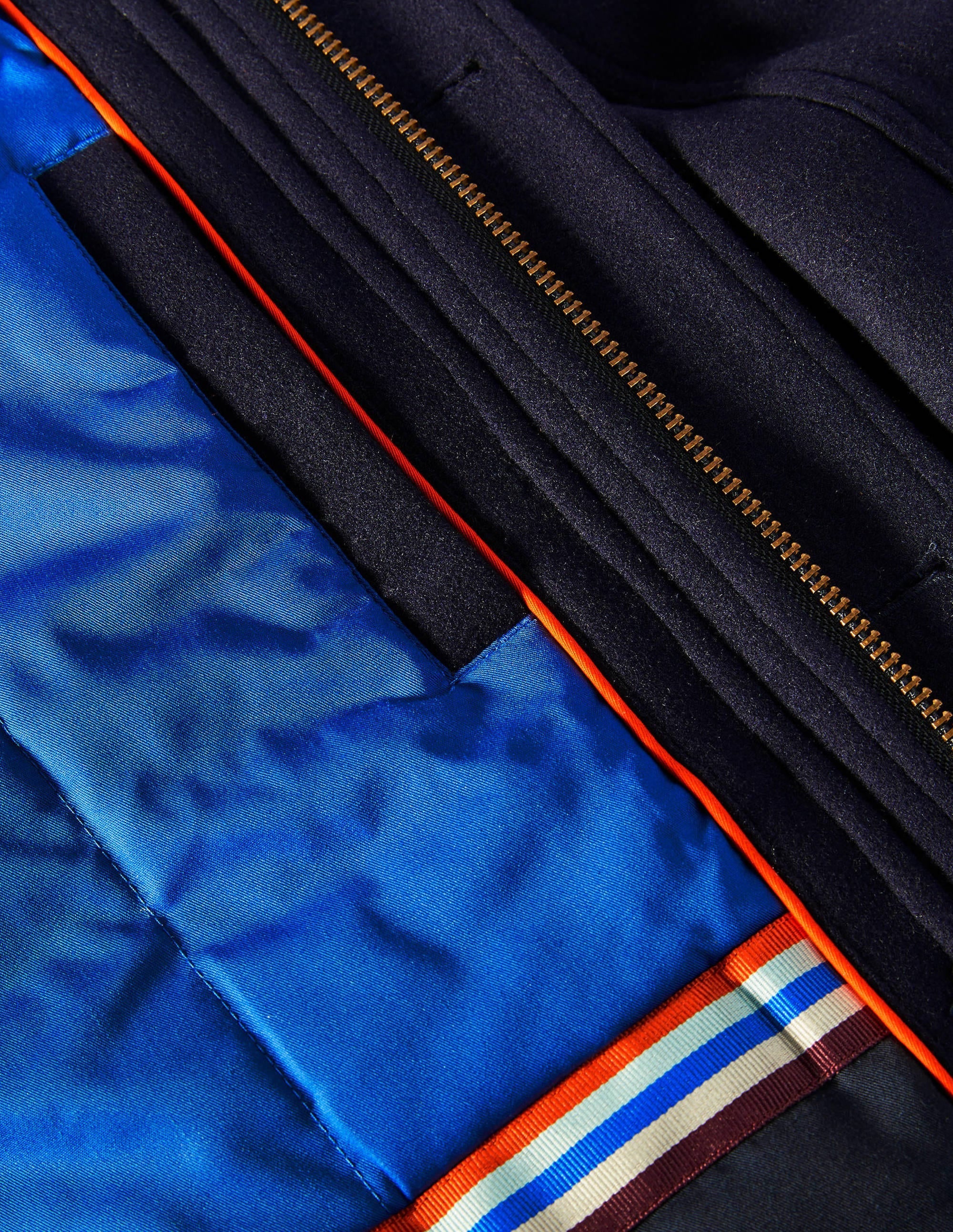 Monmouth Wool Coat-Navy - Image 6