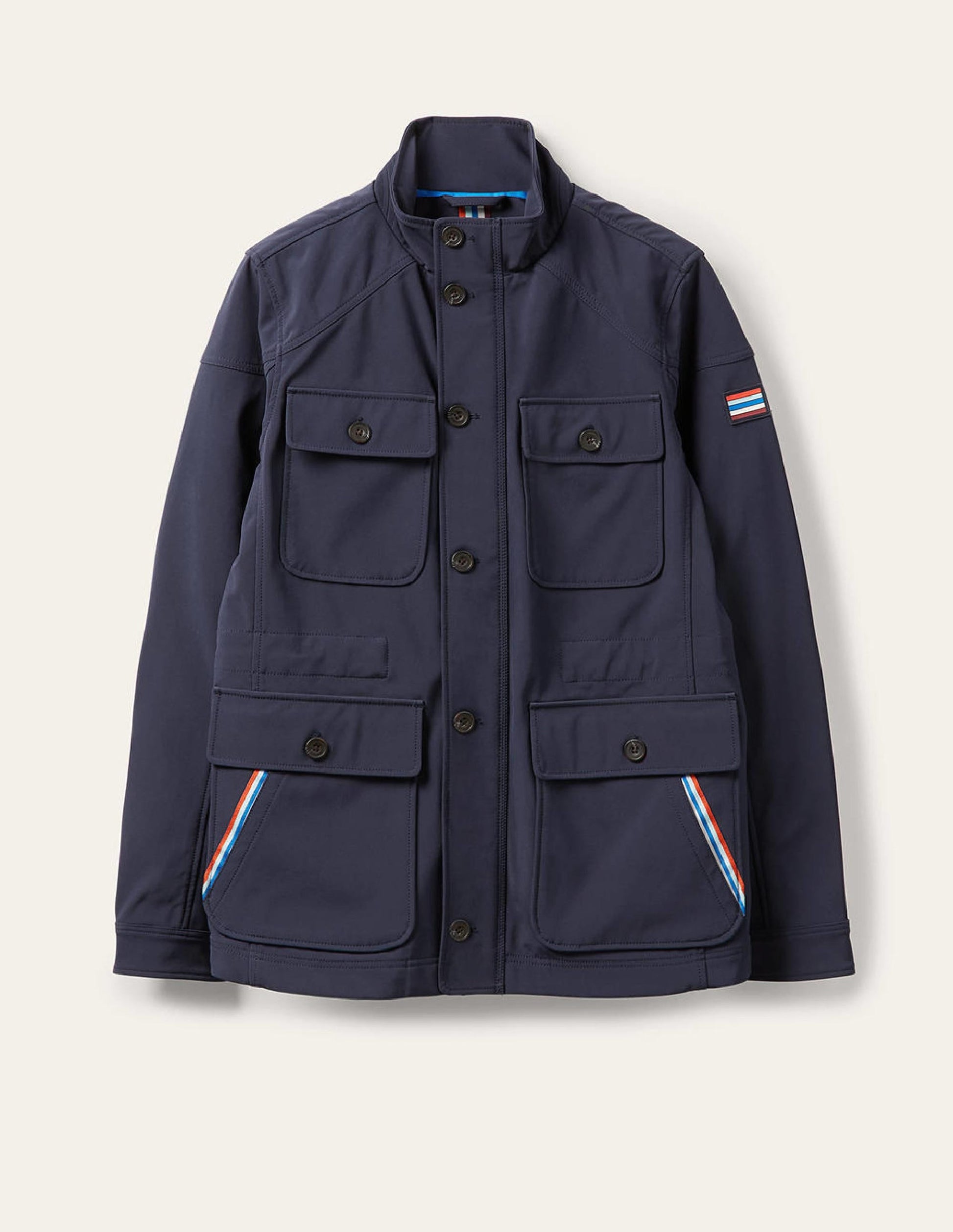Farleigh Showerproof Jacket-Navy-7