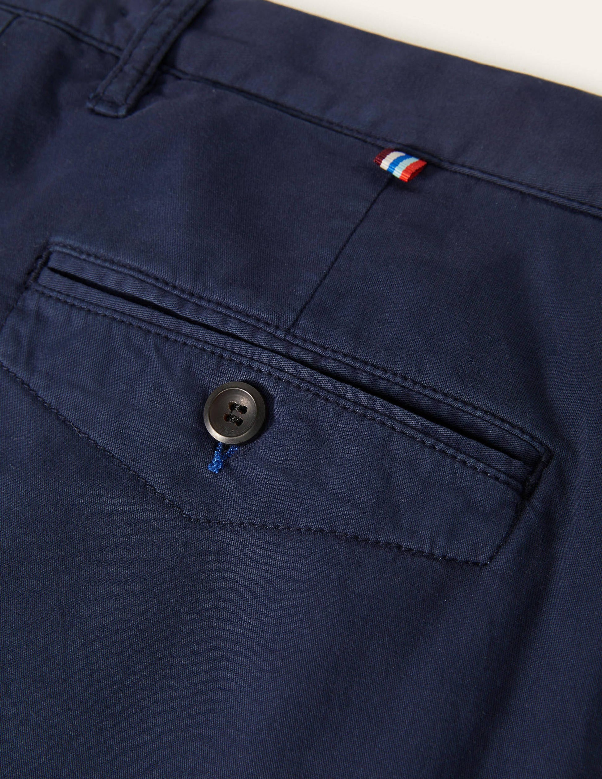 Lightweight Slim Chinos-Navy-5