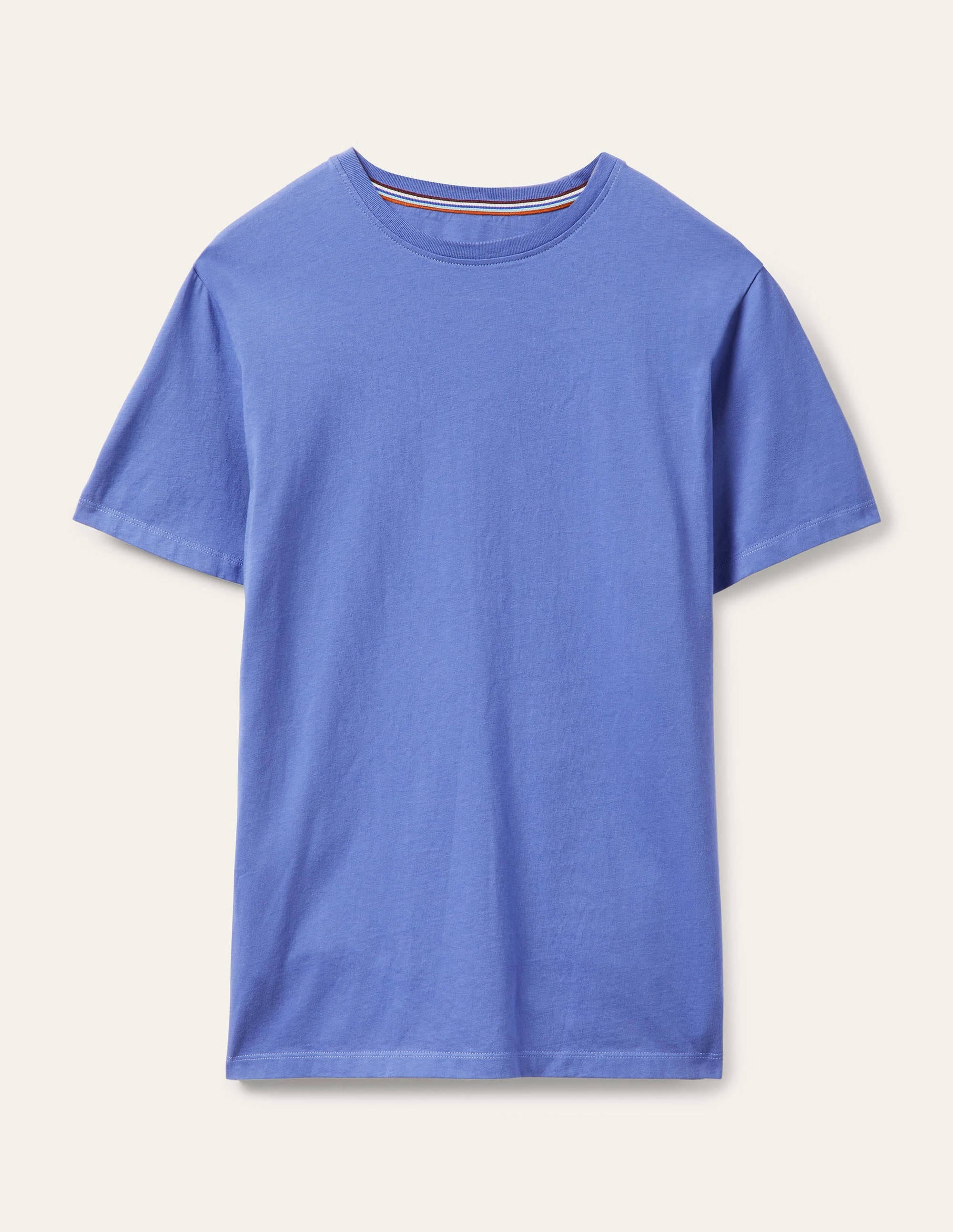 Classic Cotton T-shirt-Sky Blue - Image 6