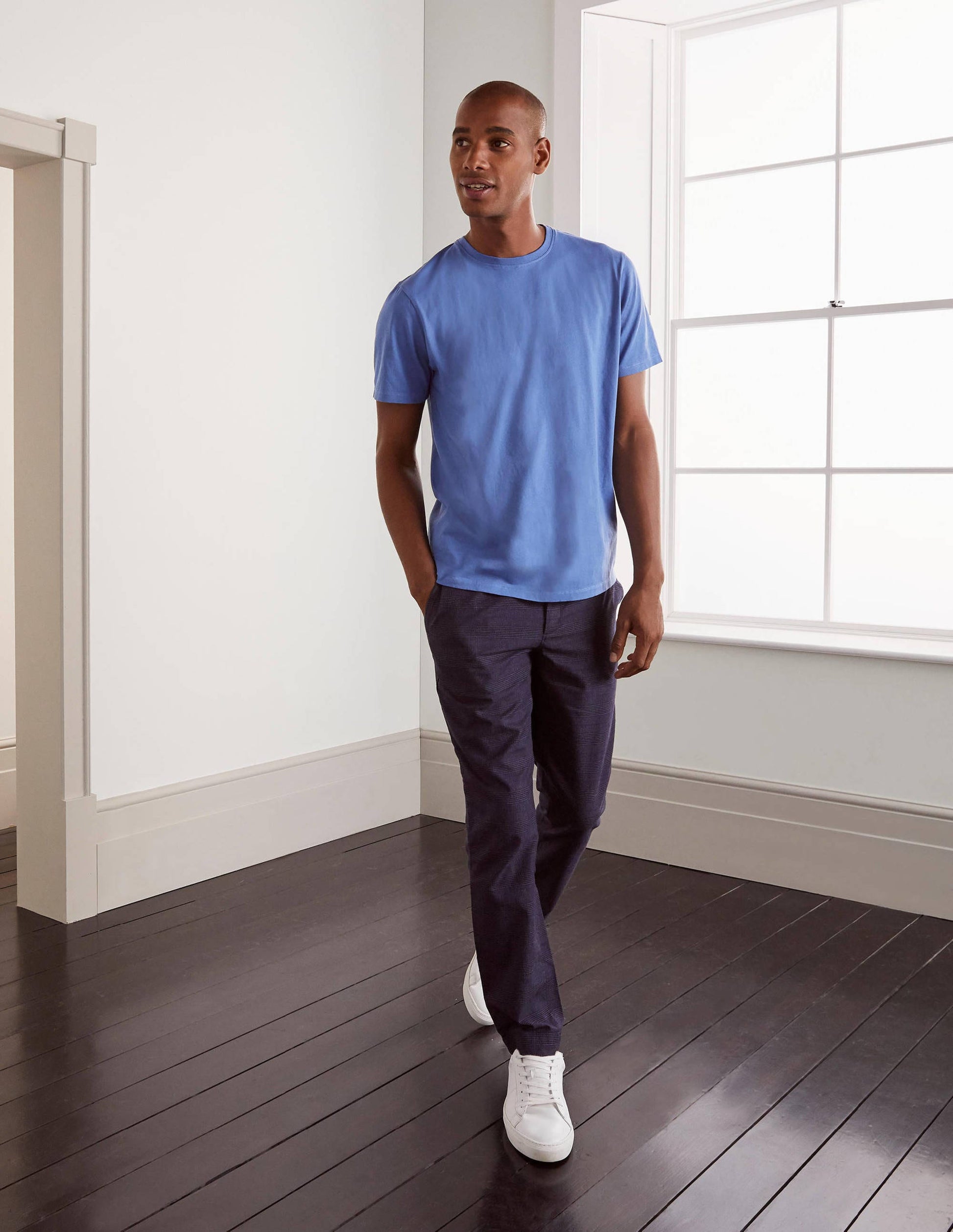 Classic Cotton T-shirt-Sky Blue-2