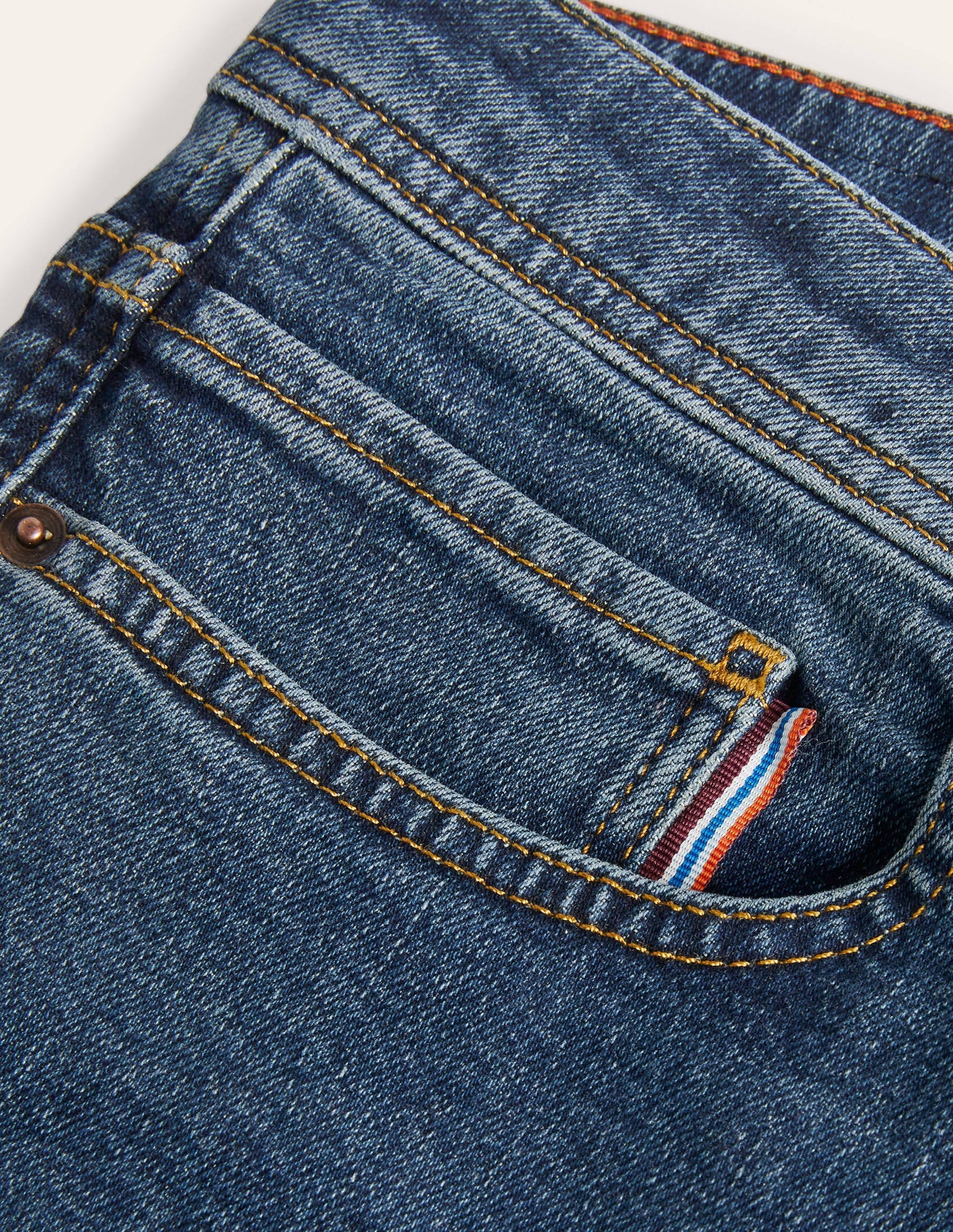 Slim Leg Jeans-Mid Rinse Denim-5