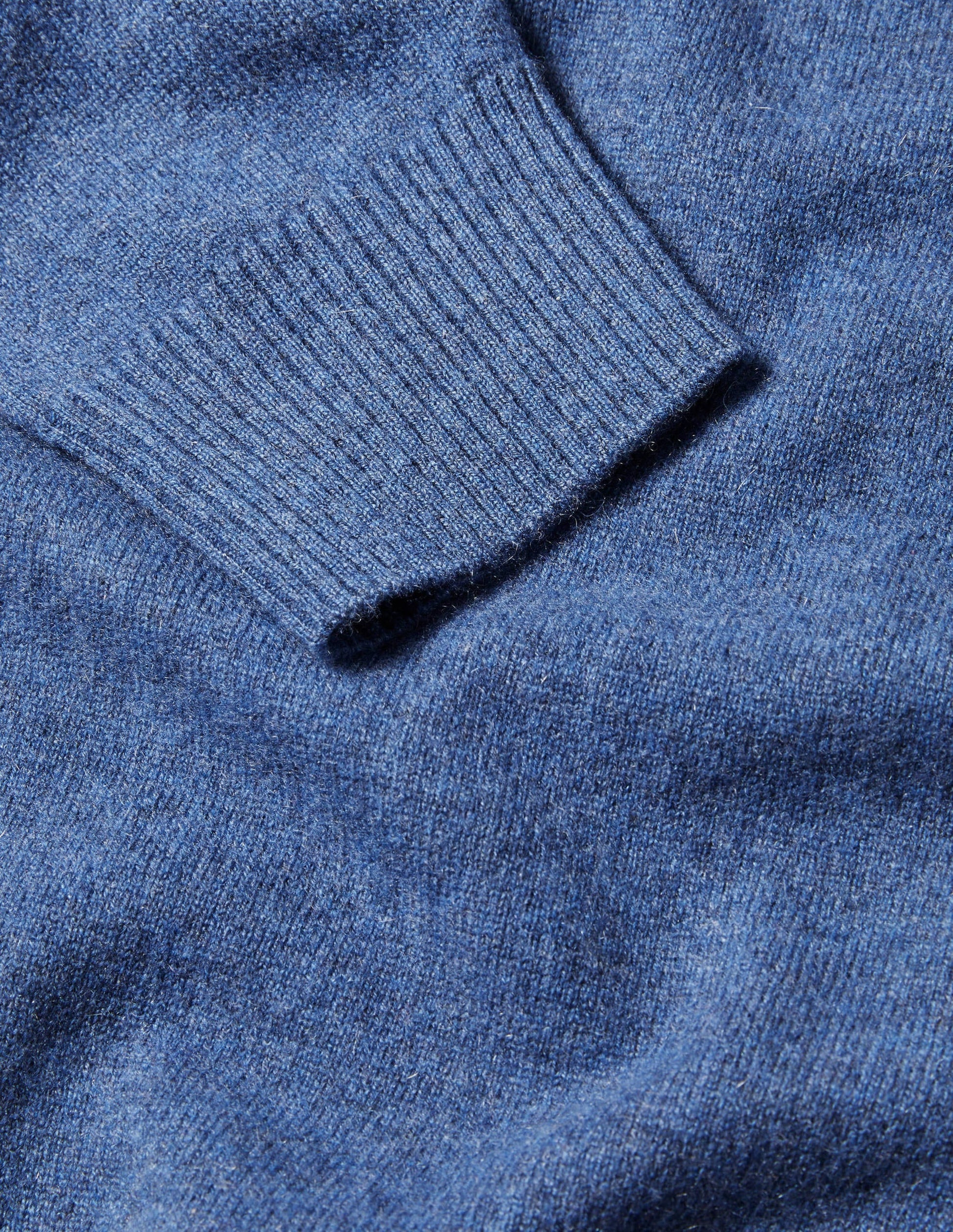 Cashmere Crew Neck Jumper-Blue Ribbon-6