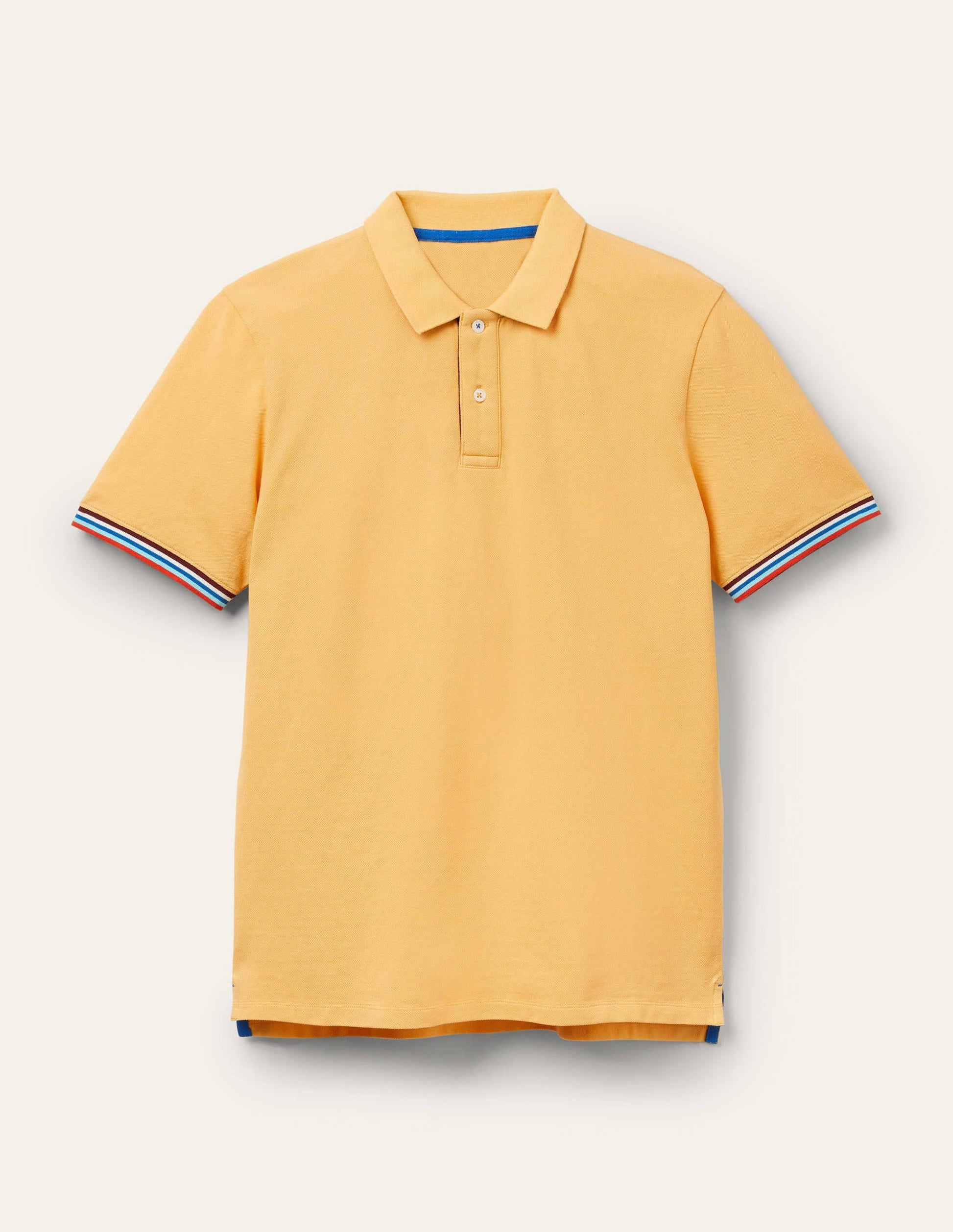 Piqué Polo Shirt-Cornsilk Yellow-5