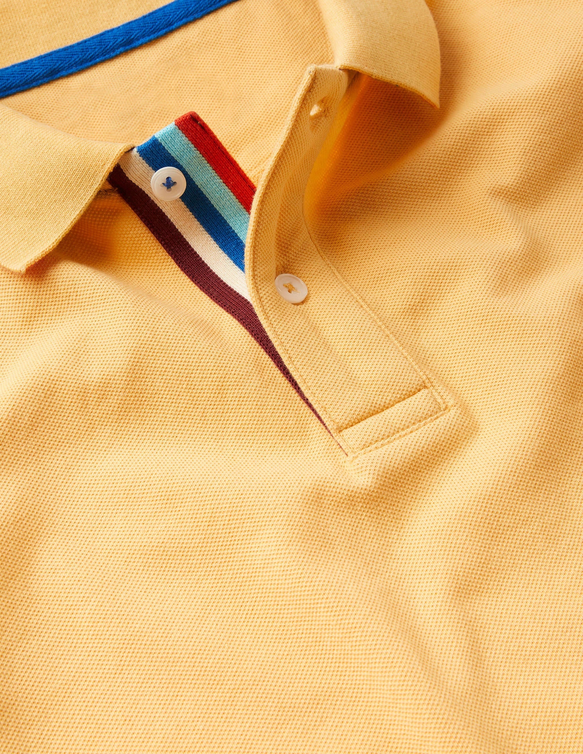 Piqué Polo Shirt-Cornsilk Yellow - Image 6