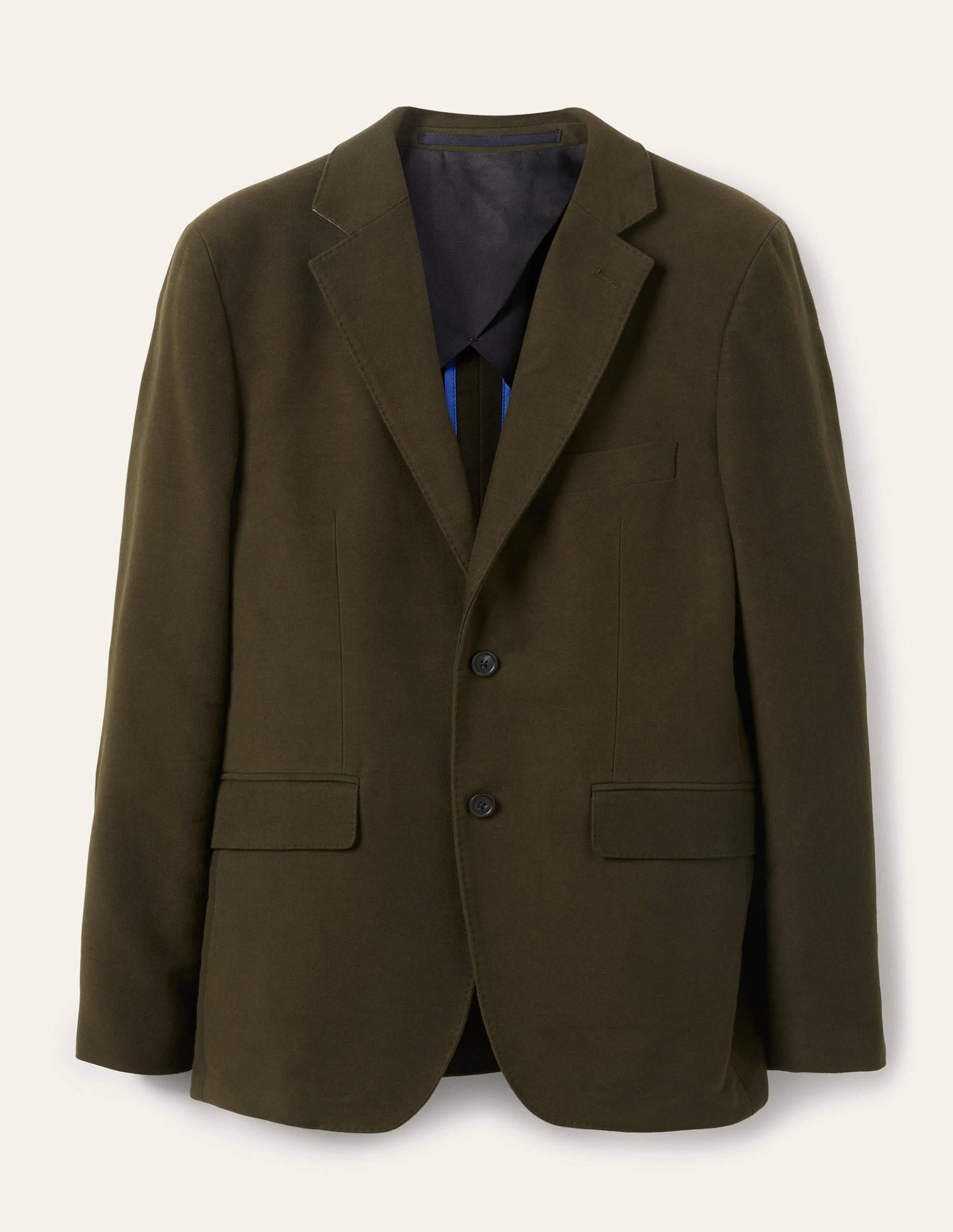 Lothbury Moleskin Blazer-Olive Green-5