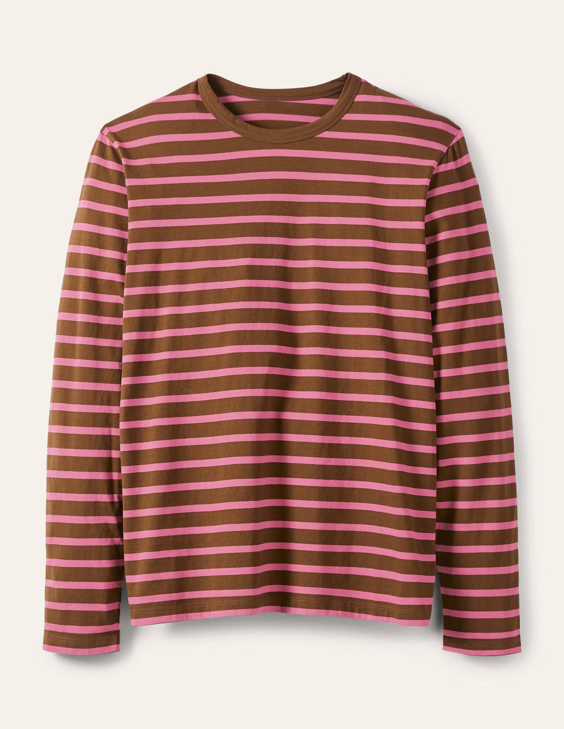 Long Sleeve Breton-Cacao/Puce Stripe-5