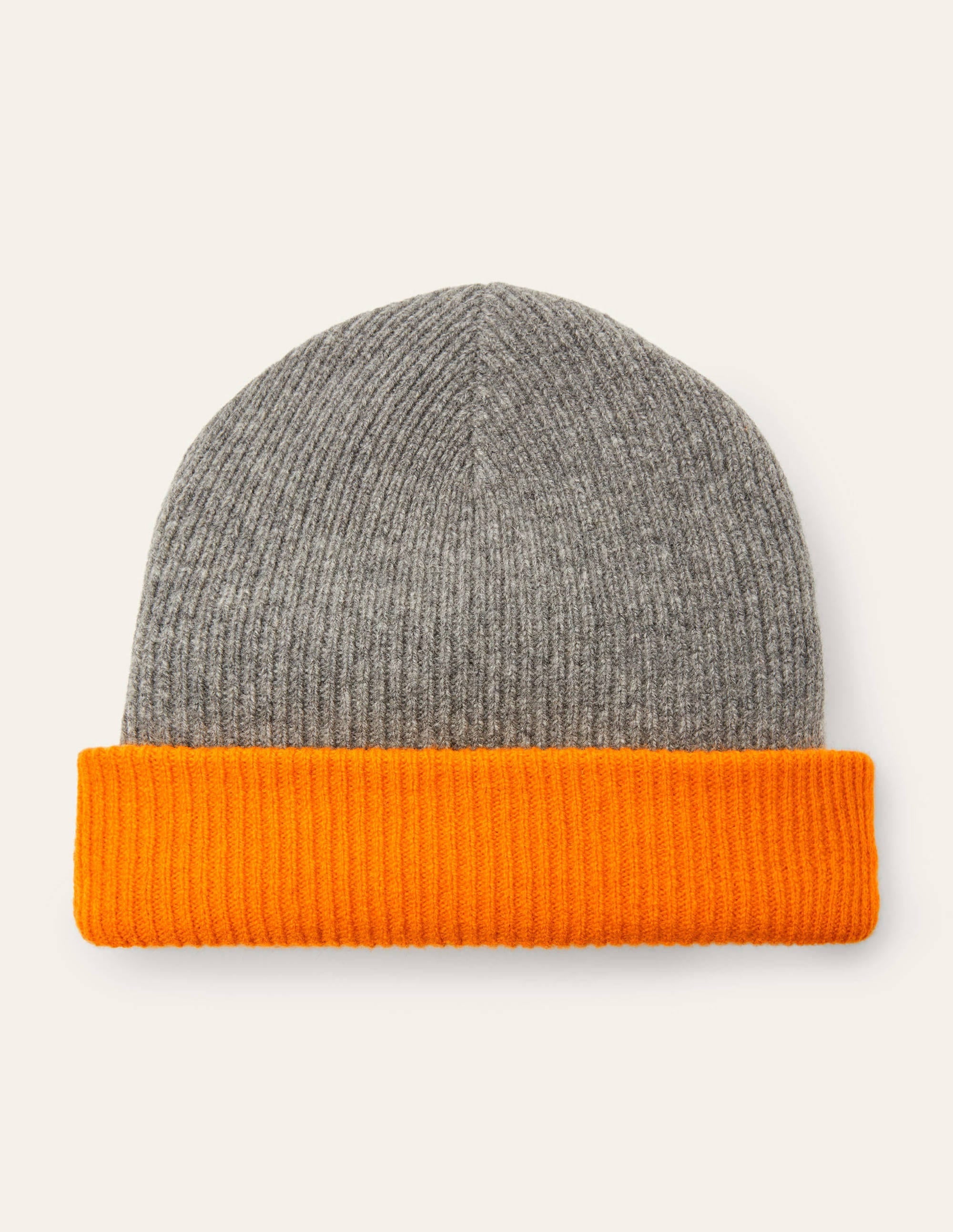 Reversible Merino Hat-Orange Reversible - Image 2