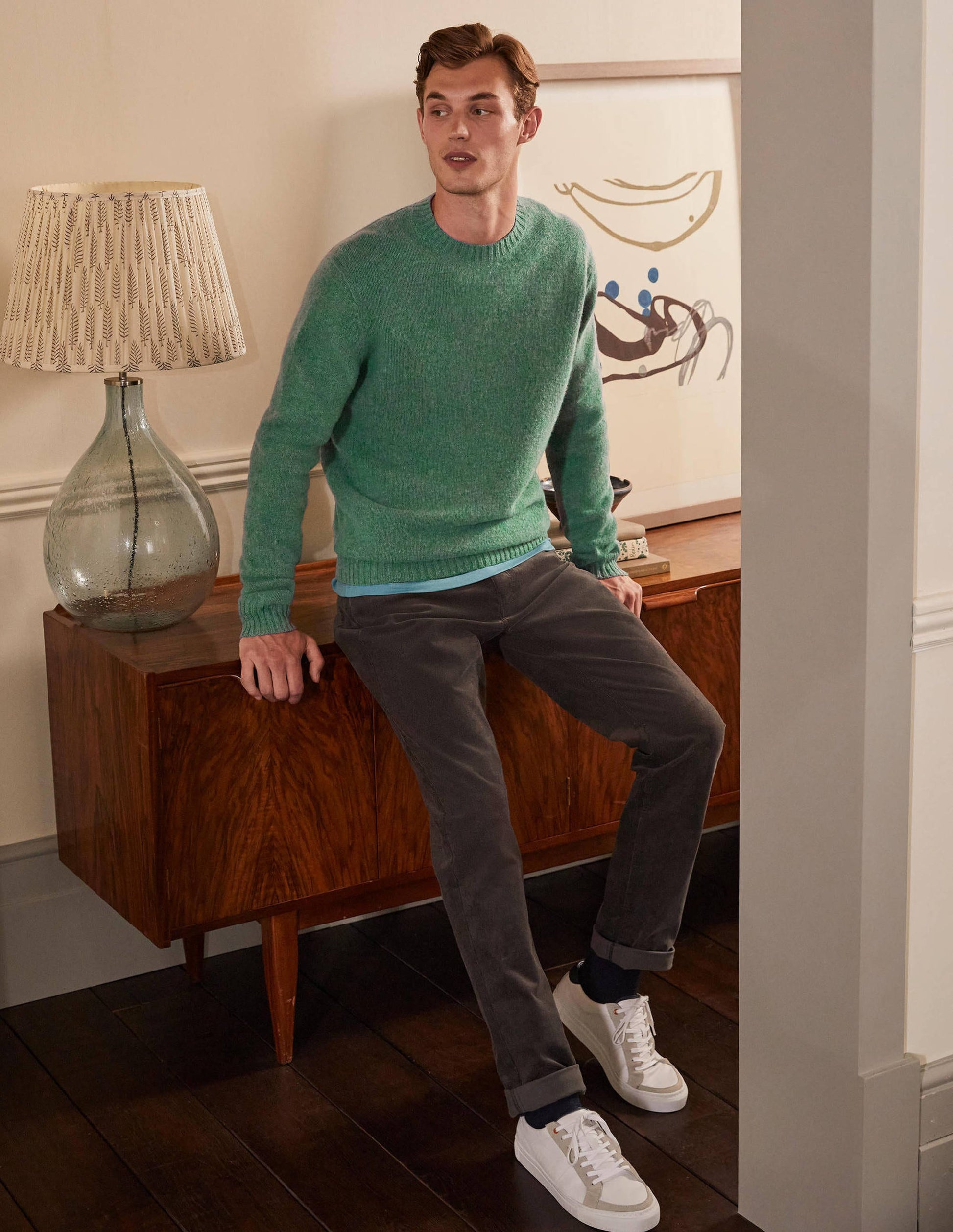 Aldgate Brushed Crew Neck-Seaport-4