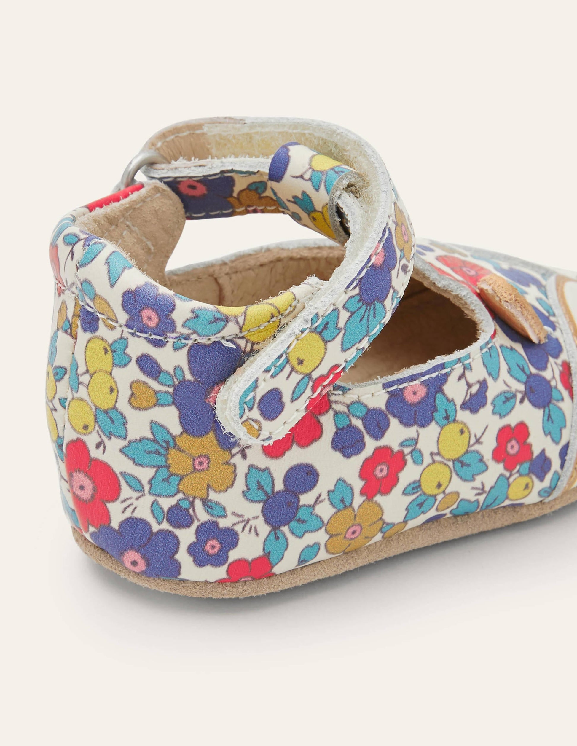 Novelty Leather Baby Shoes-Floral Fox-2