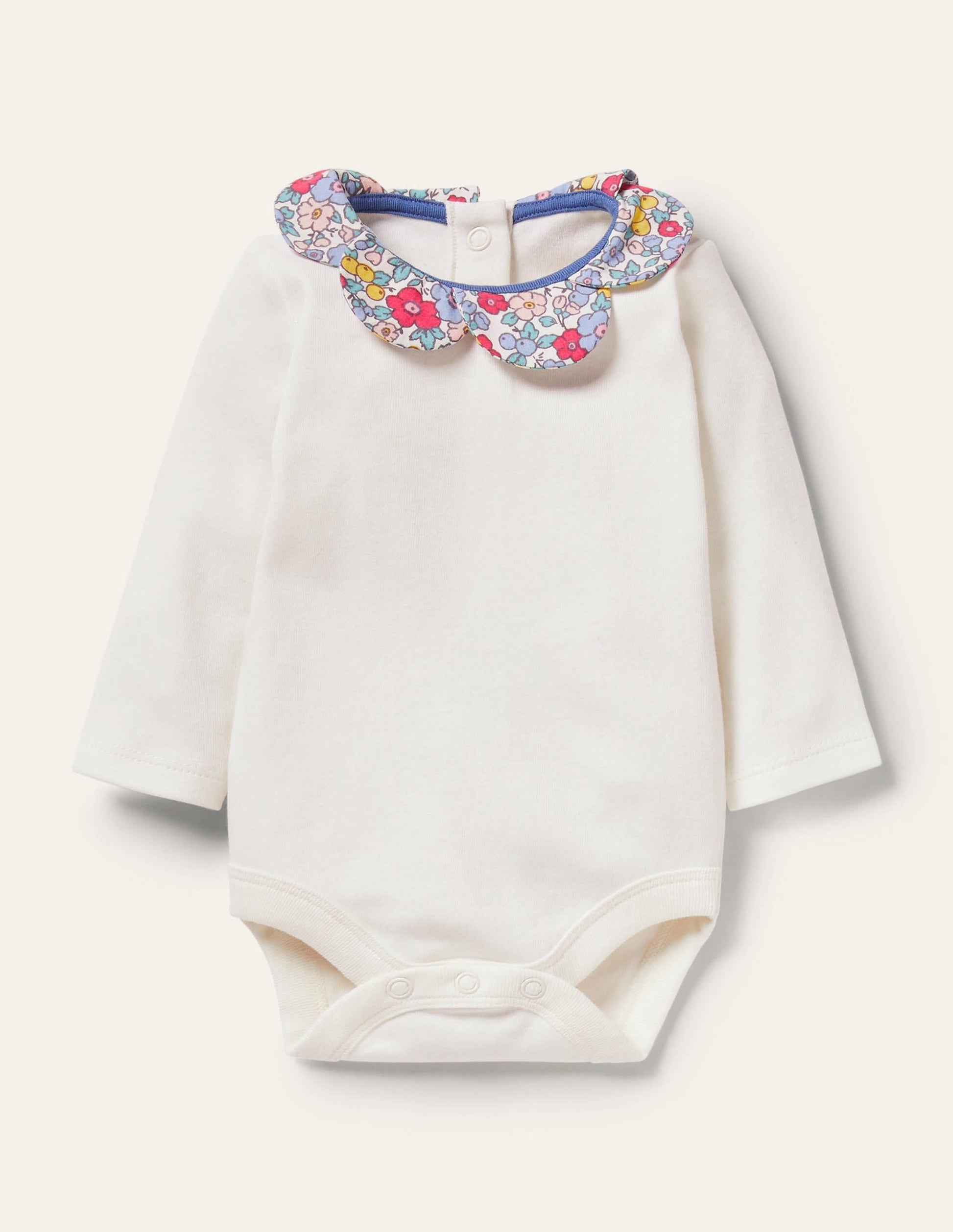 Interest Collar Body-Multi Apple Blossom Floral-1