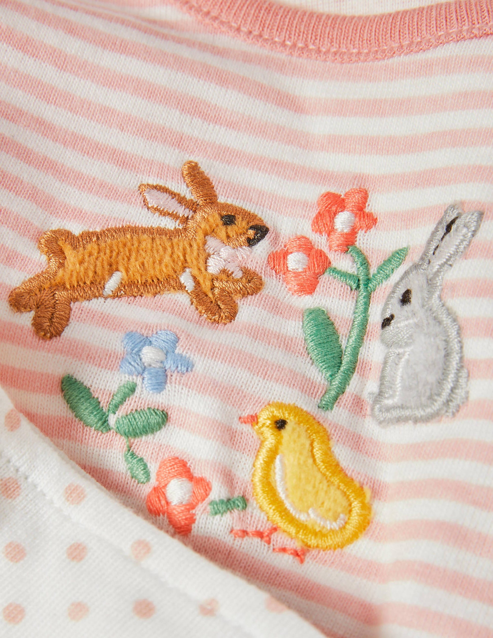 Organic Pets Newborn Set-Ivory Floral Pets-3