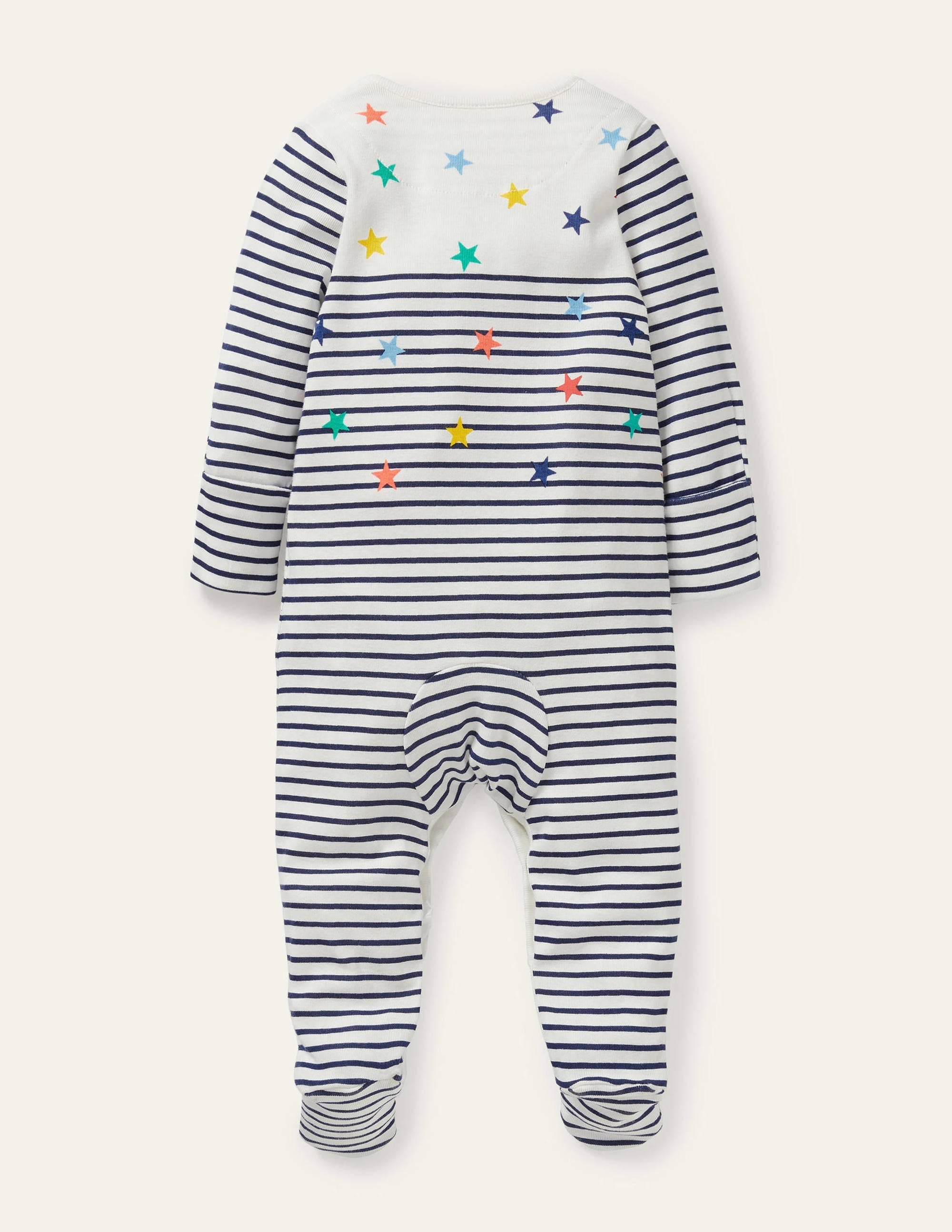 Organic Sleepsuit-Multi Stars - Image 2