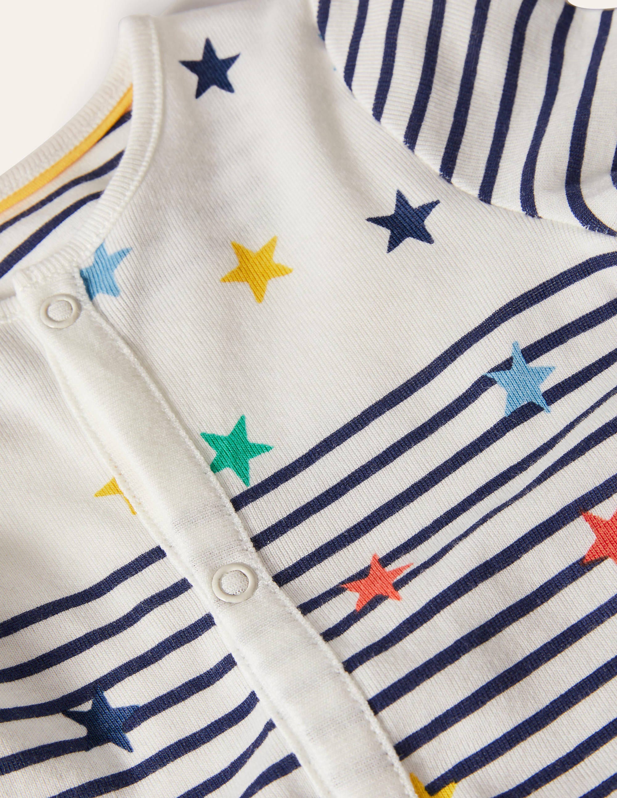 Organic Sleepsuit-Multi Stars - Image 3