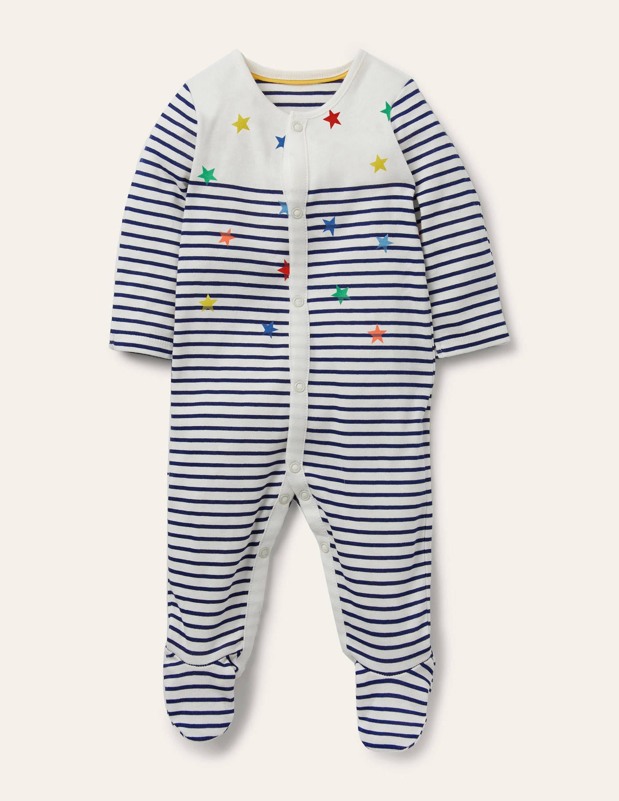Organic Sleepsuit-Multi Stars - Image 1