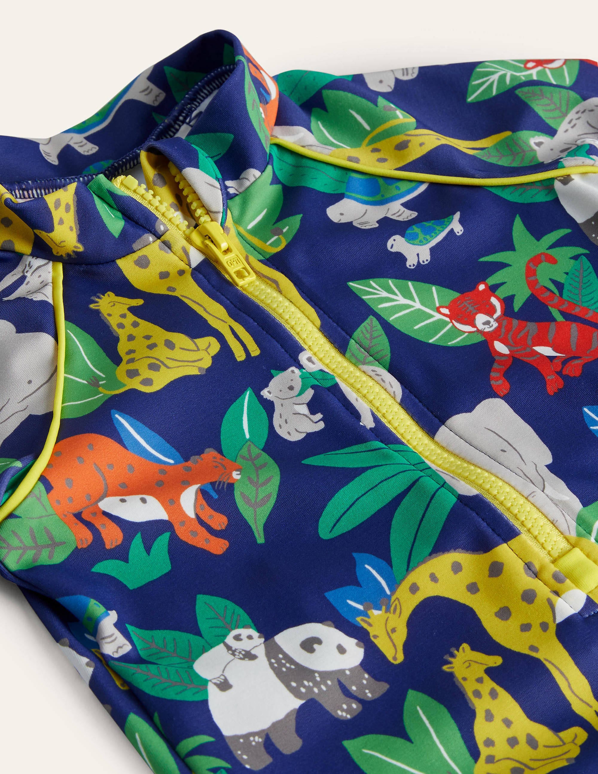 Printed Sun-safe Surf Suit-Starboard Blue Jungle - Image 3