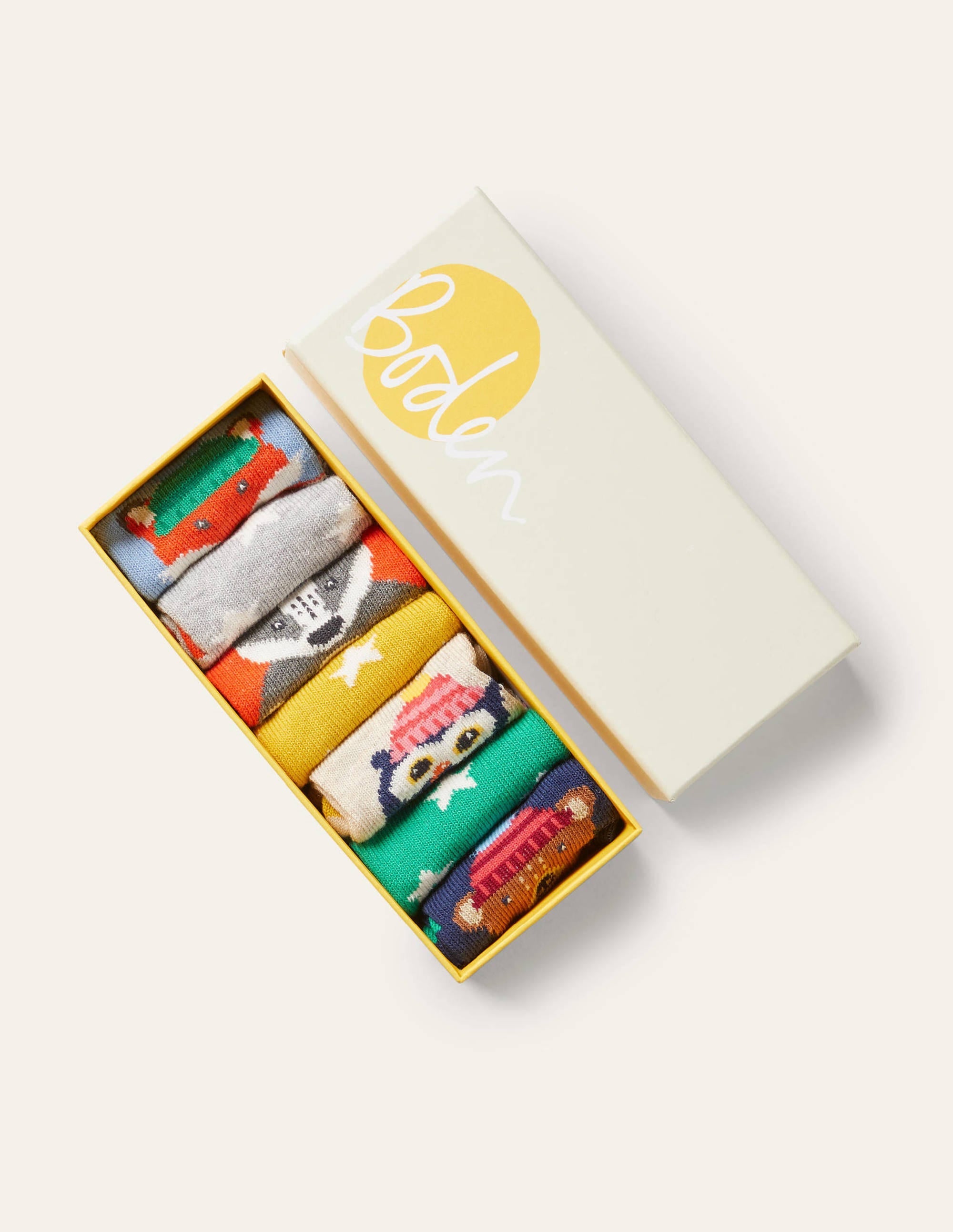 Sock Box 7 Pack-Furry Animals - Image 2