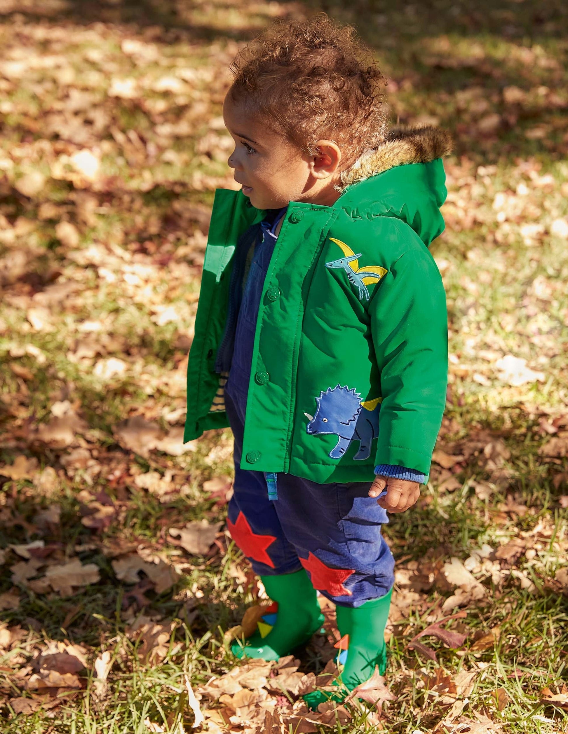 3-in-1 Jacket-Highland Green Dinos-4