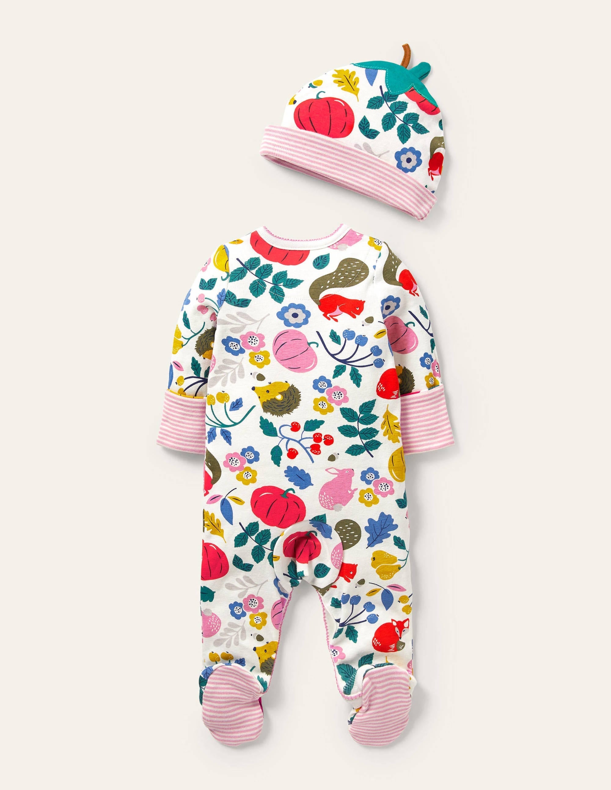 Forest Friends Sleepsuit-Ivory Forest Friends - Image 2